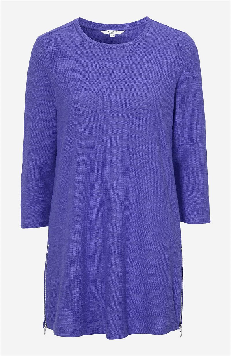 Zachte tuniek met 3/4 lengte mouwen