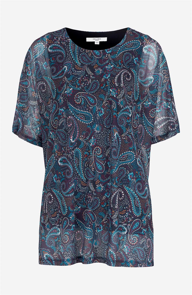 Tuniek top van mesh