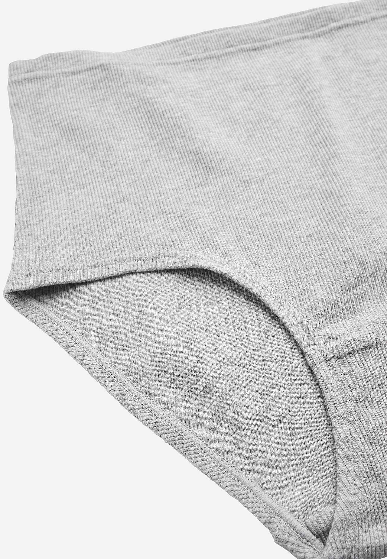 Geribbelde vrouwenonderbroek van katoen Lisa Set van 6