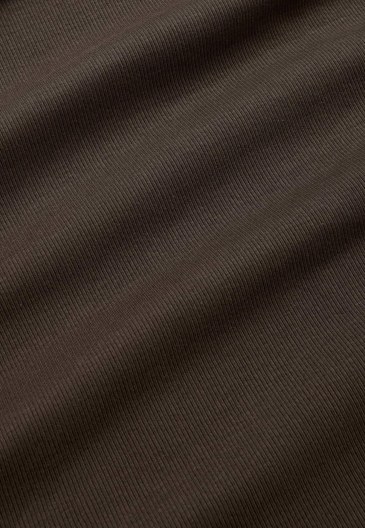 Geribbelde coltrui van organisch katoen