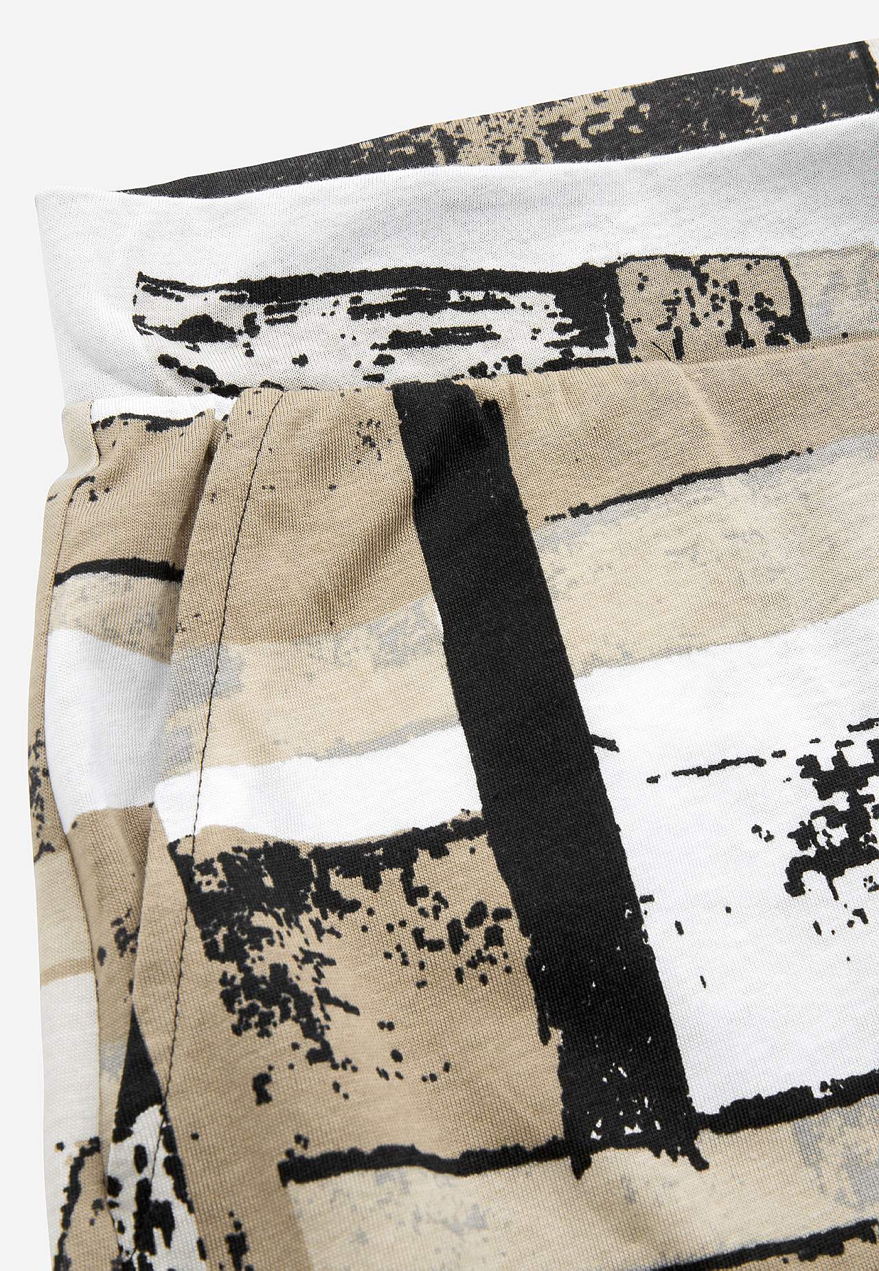 Jersey broek van zachte katoen en modal mix