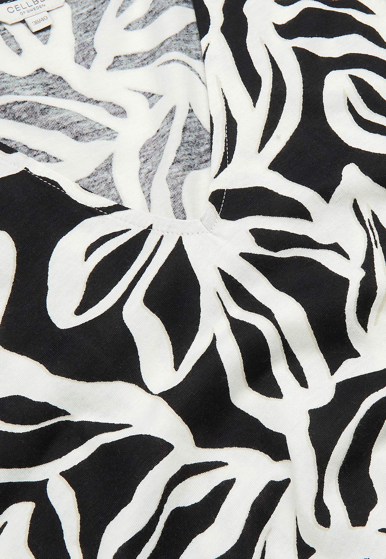 Zacht jersey-topje met v-hals