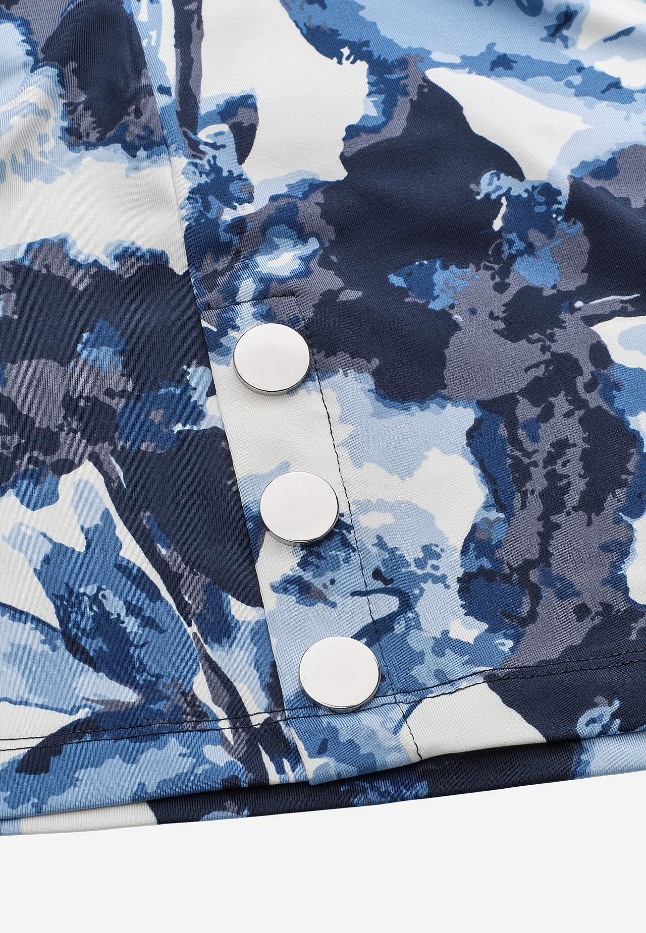 Jersey tuniek met knoppen