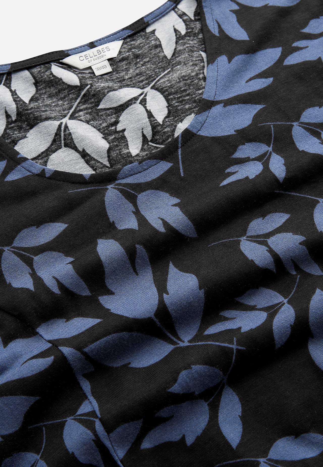 Met patroon jerseyjurk met zakken