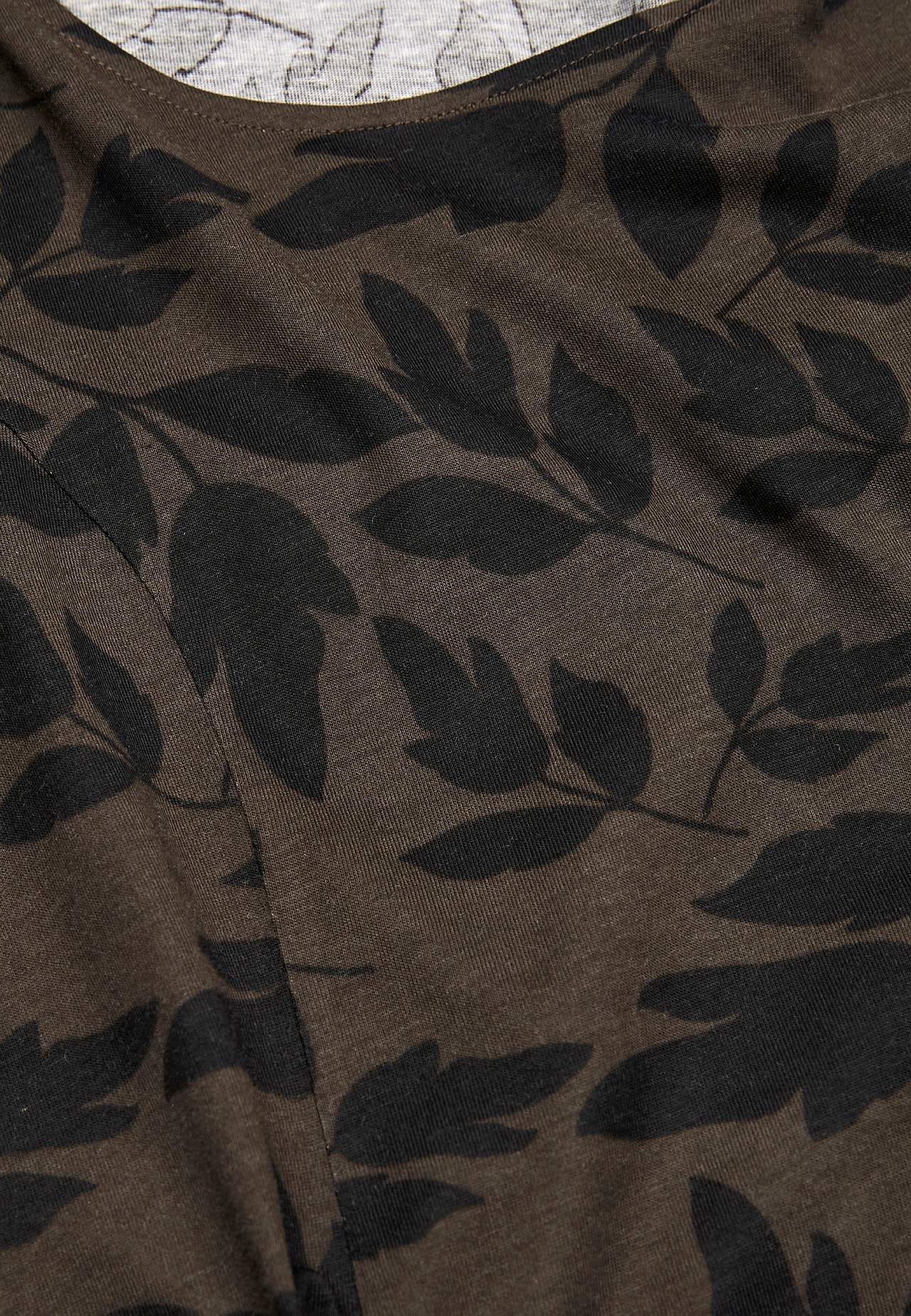 Met patroon jerseyjurk met zakken