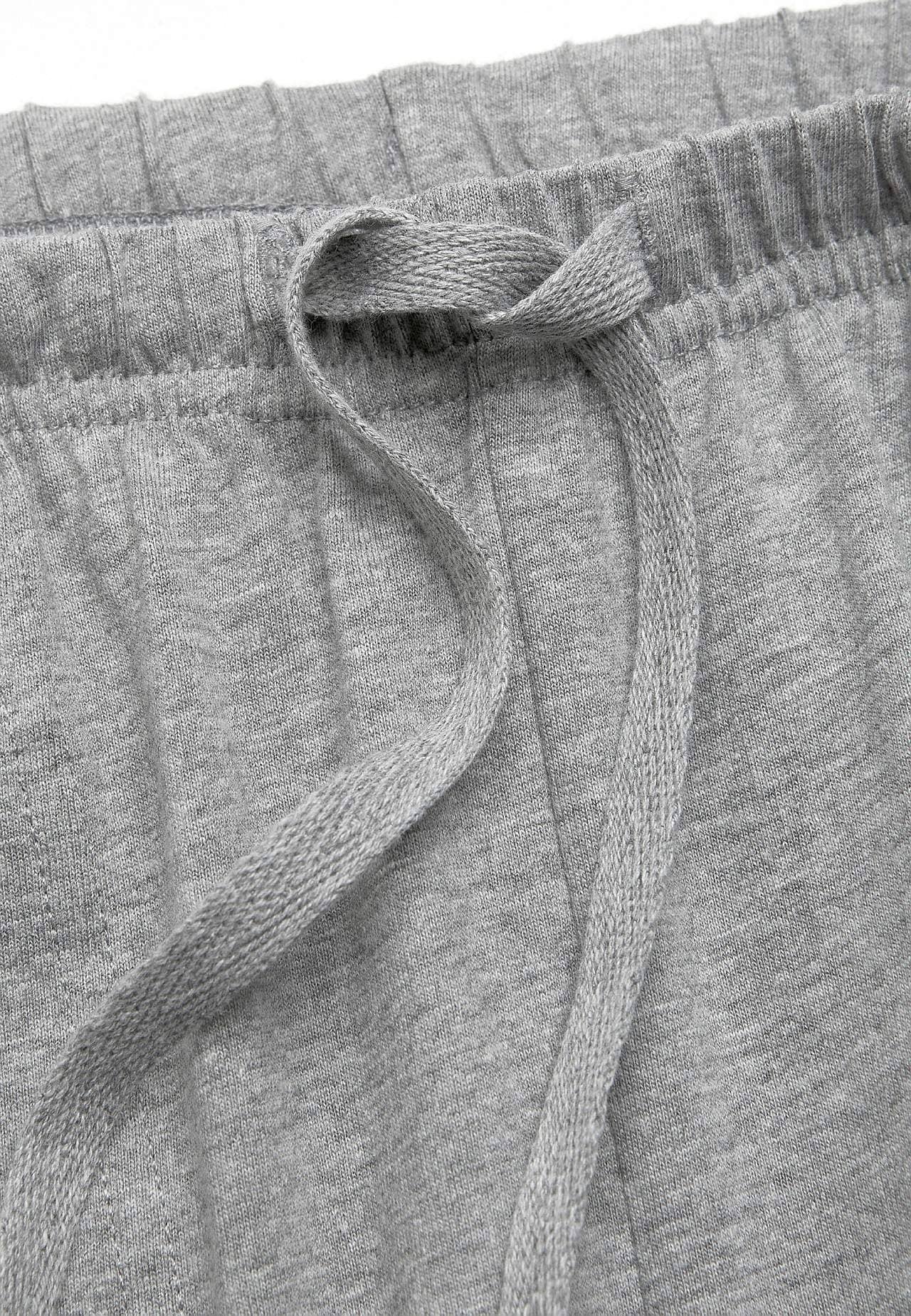 Capri broek van tricot met manchet