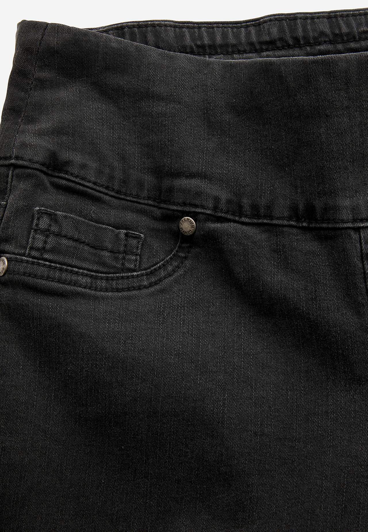 Elastische jegging met hoge elastische taille