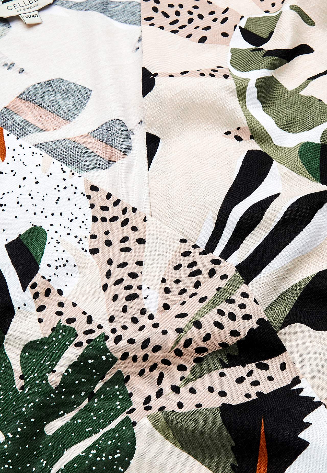 Jersey tuniek met korte mouwen