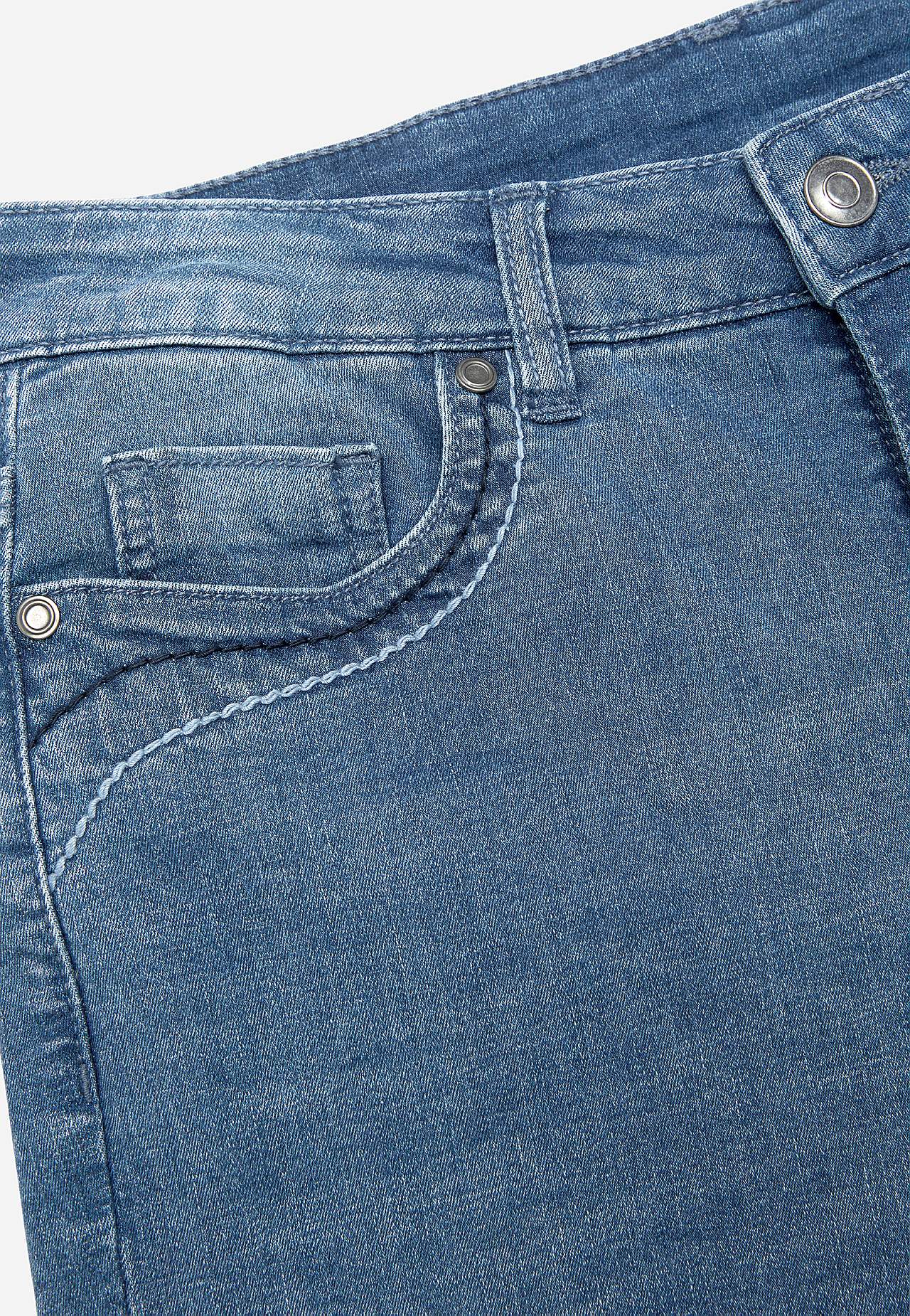 Stretch jeans met bootcut Anja
