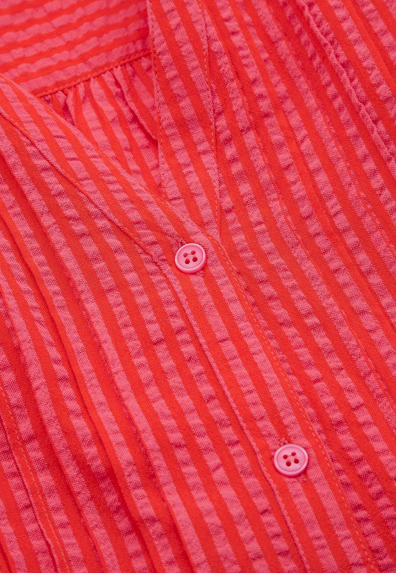 Tuniek van seersucker