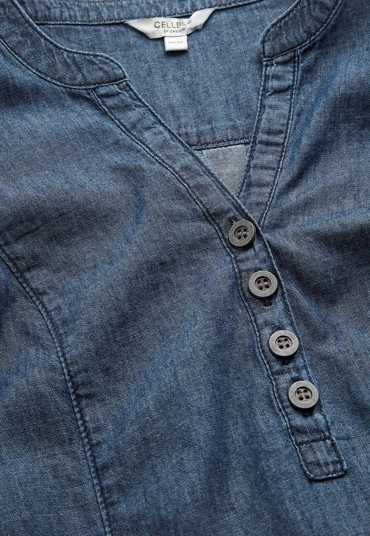 Denim tuniek met zakken