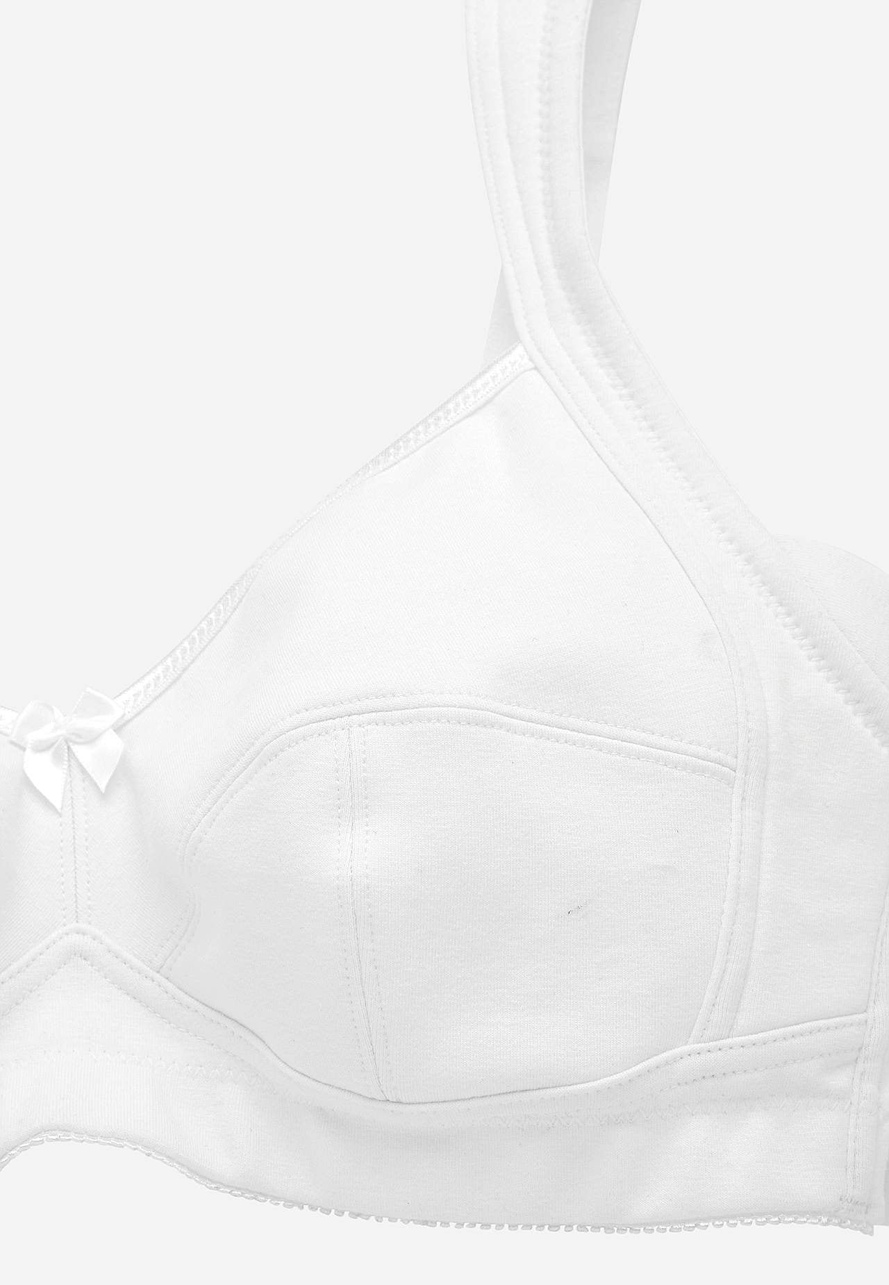 Beugelloze soft-bh van katoen