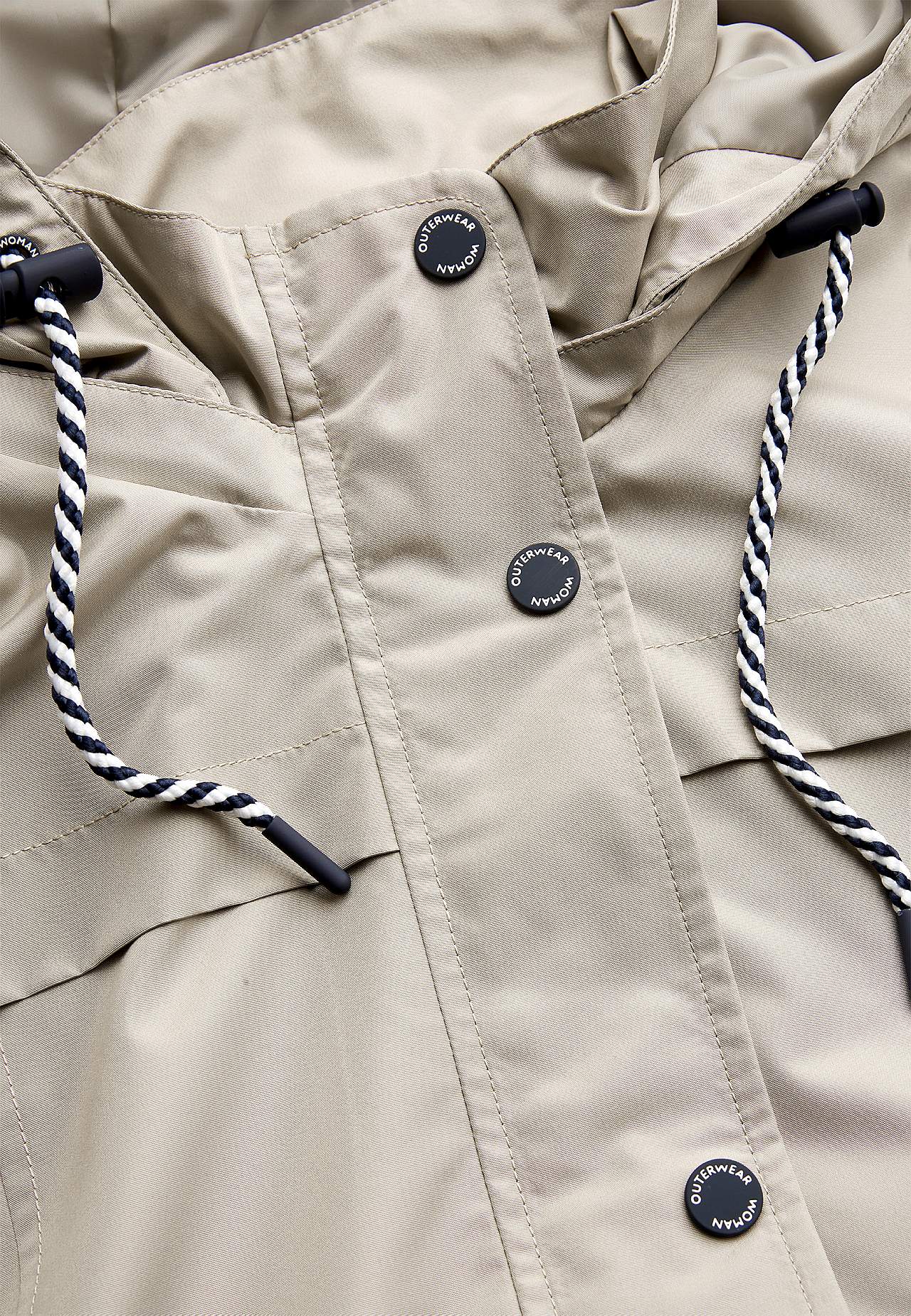 Winddichte jack met capuchon