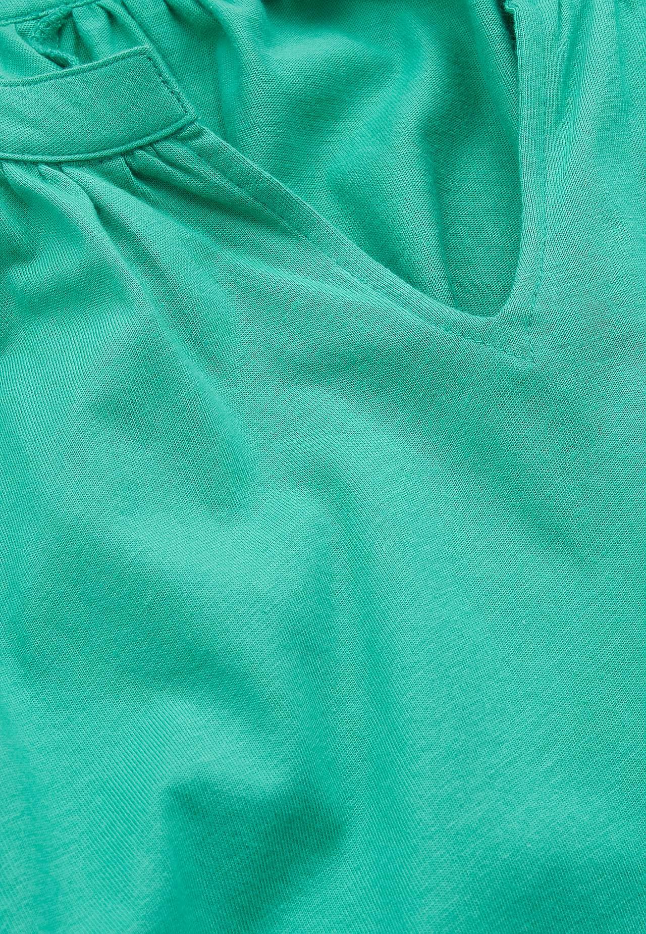 Jersey tuniek met 3/4 lengte mouwen