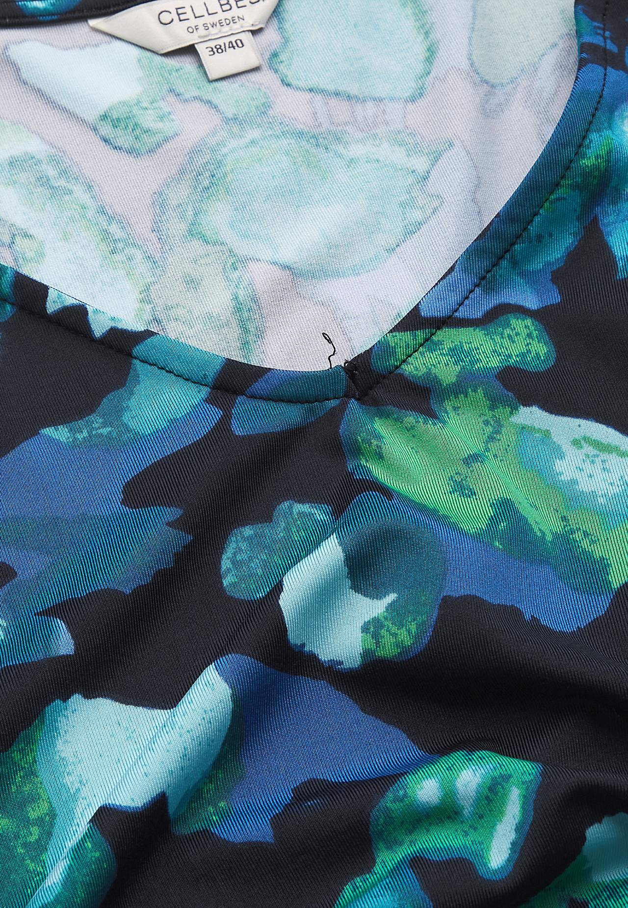 Jersey-topje met klok mouw