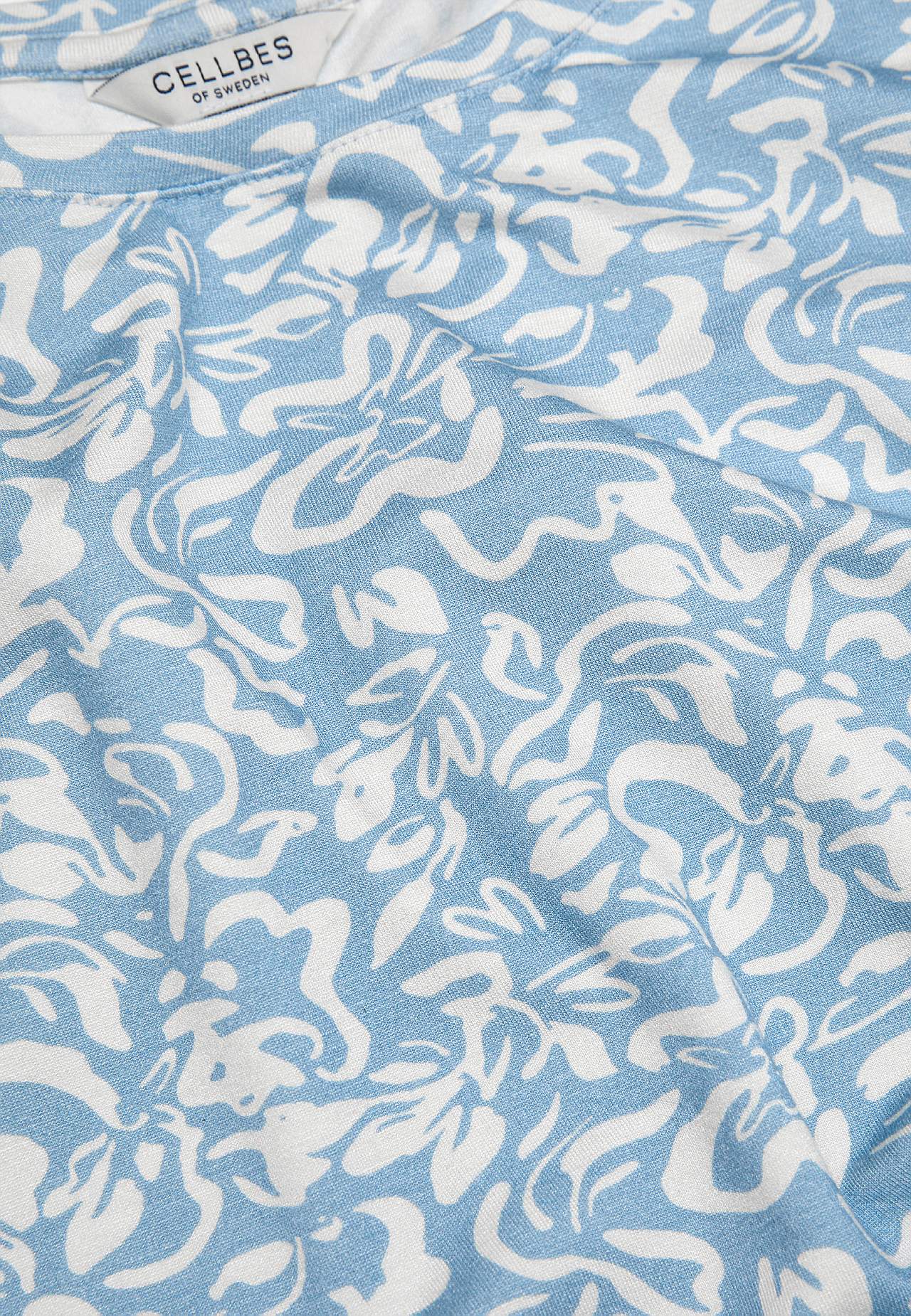 Jersey-topje met 3/4 mouw