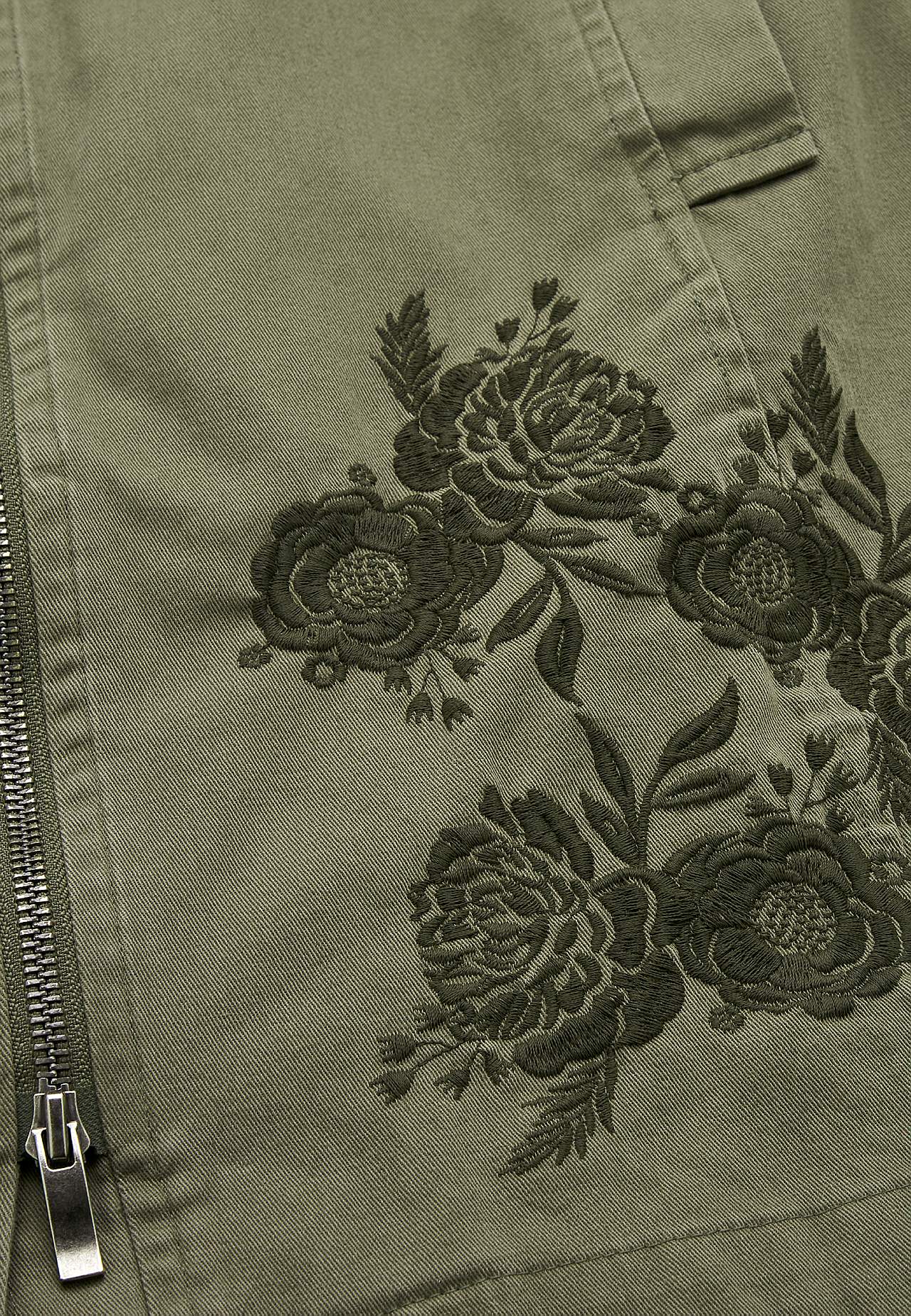 Parka met borduursel