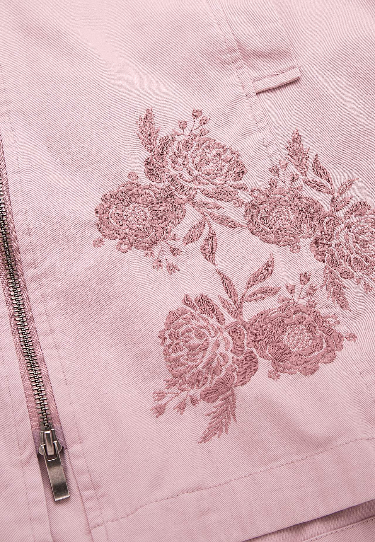 Parka met borduursel