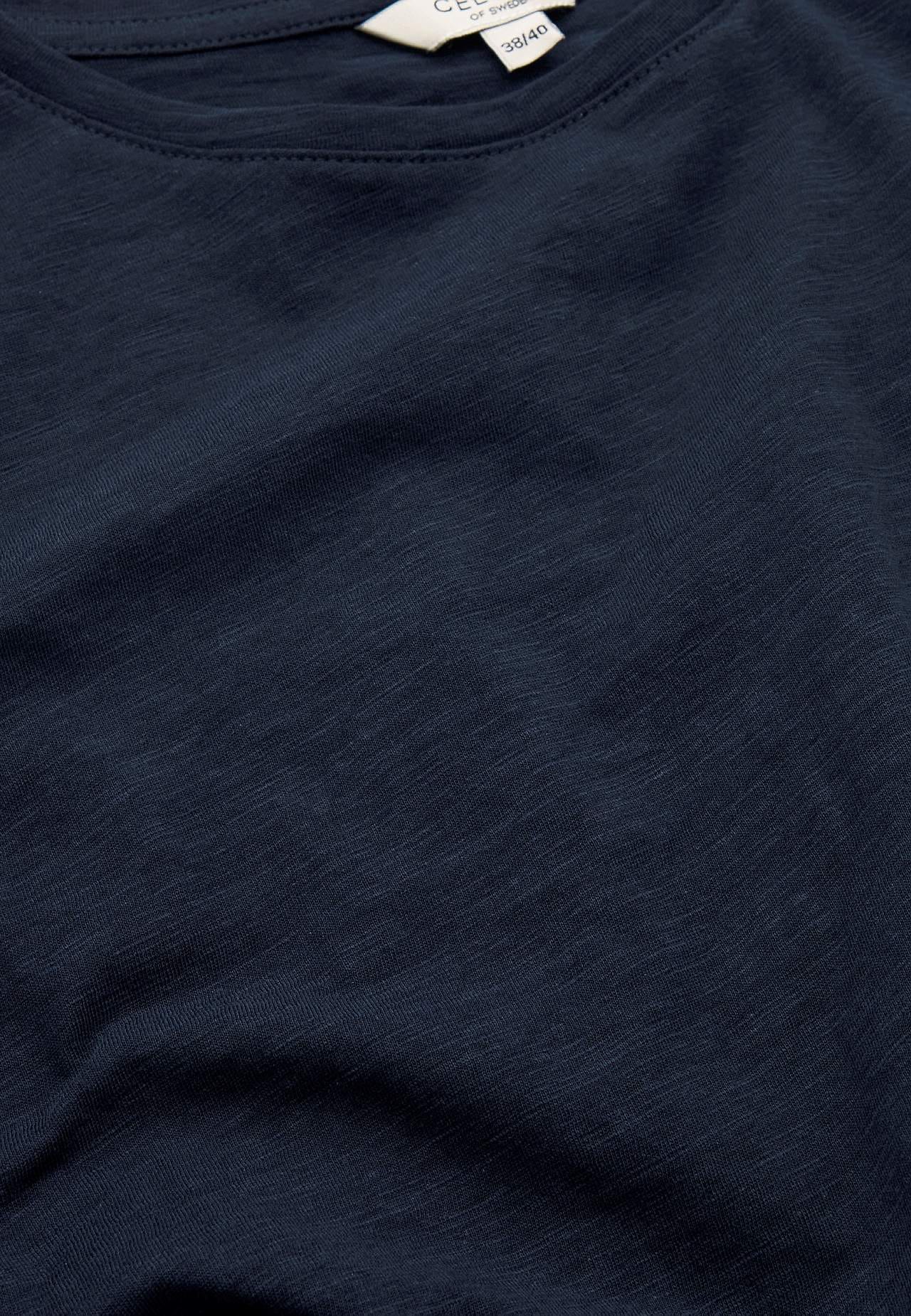 Jersey-topje met korte mouwen