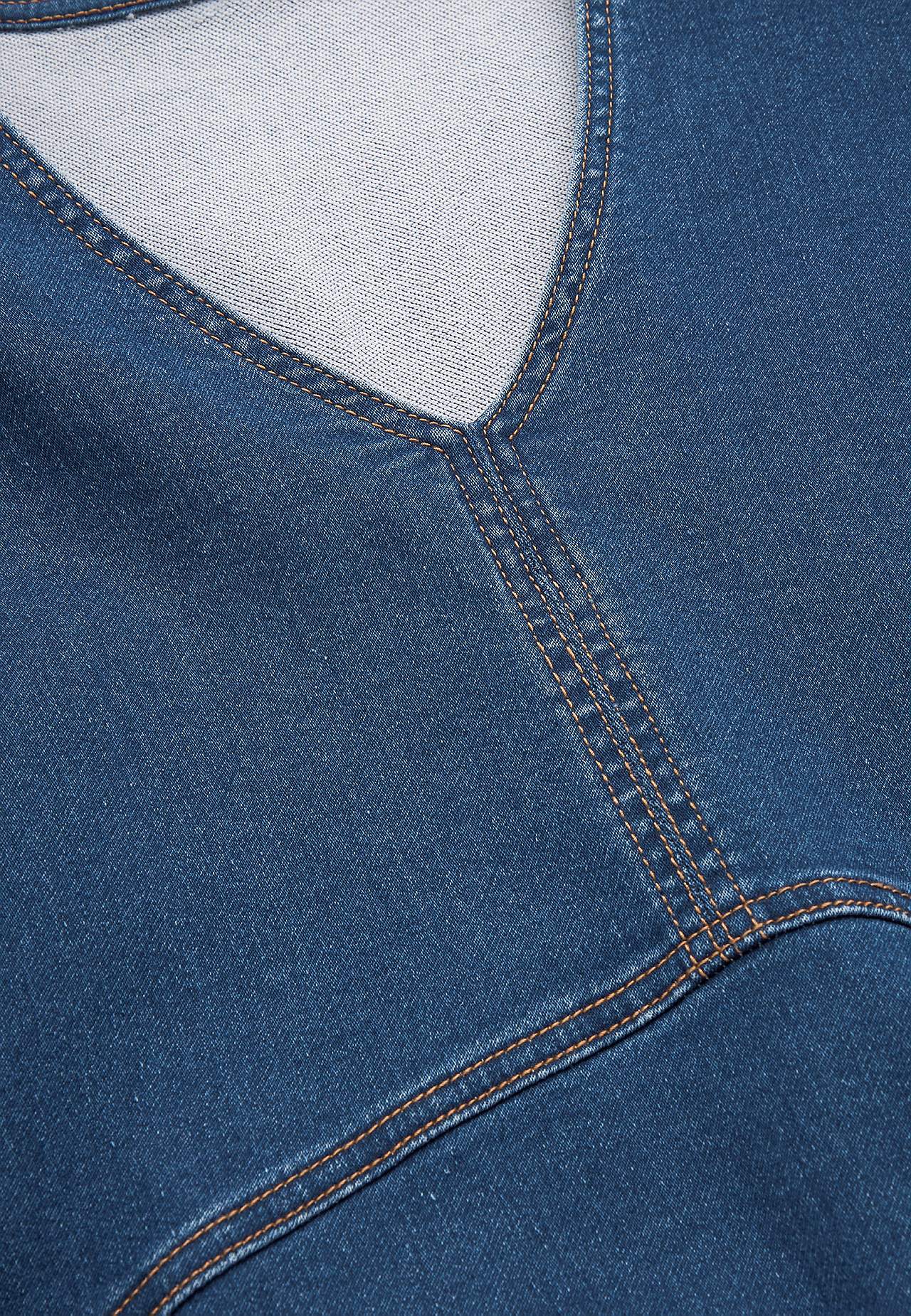 Jurk van denim-jersey Olga