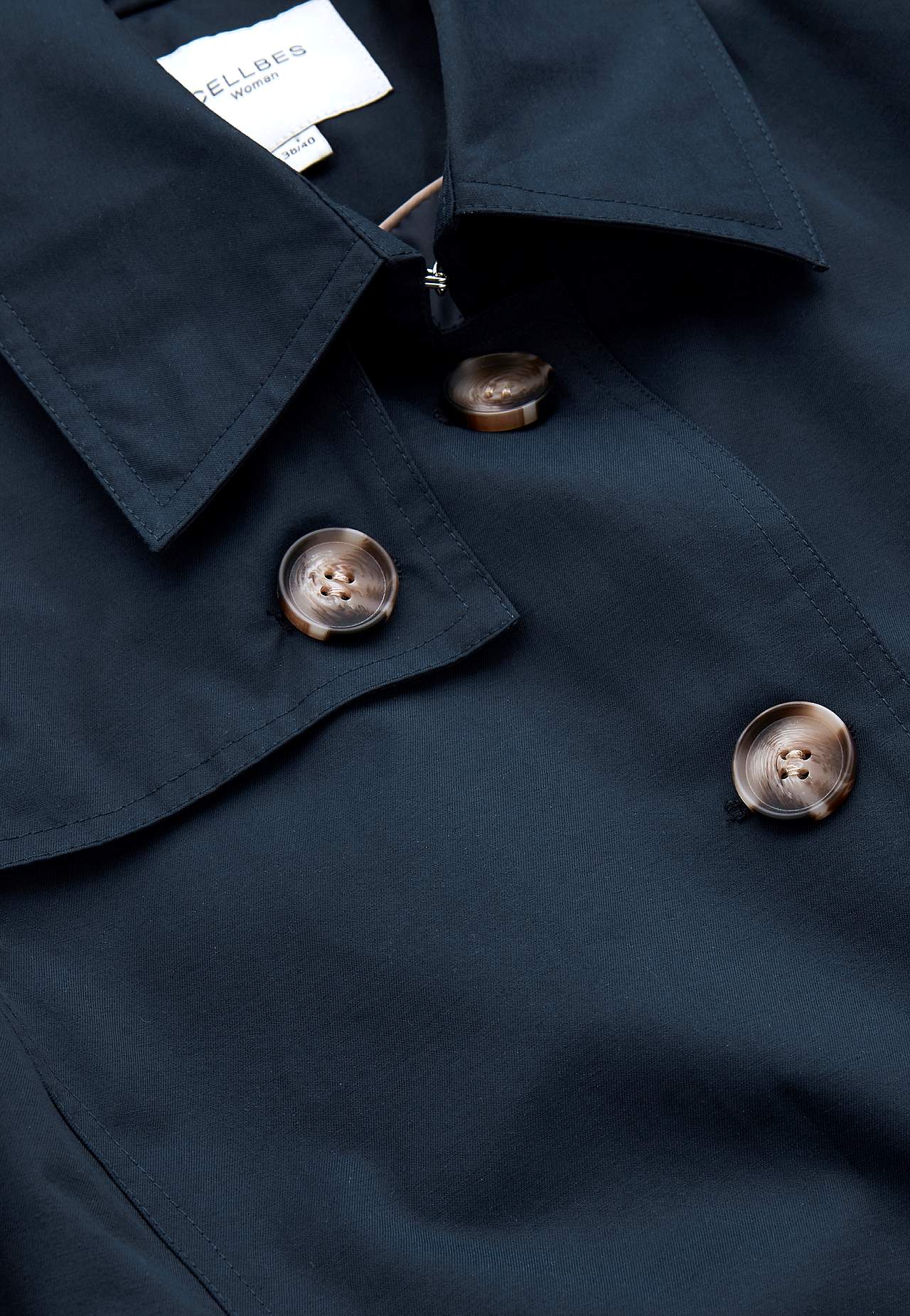 Enkelrij trenchcoat