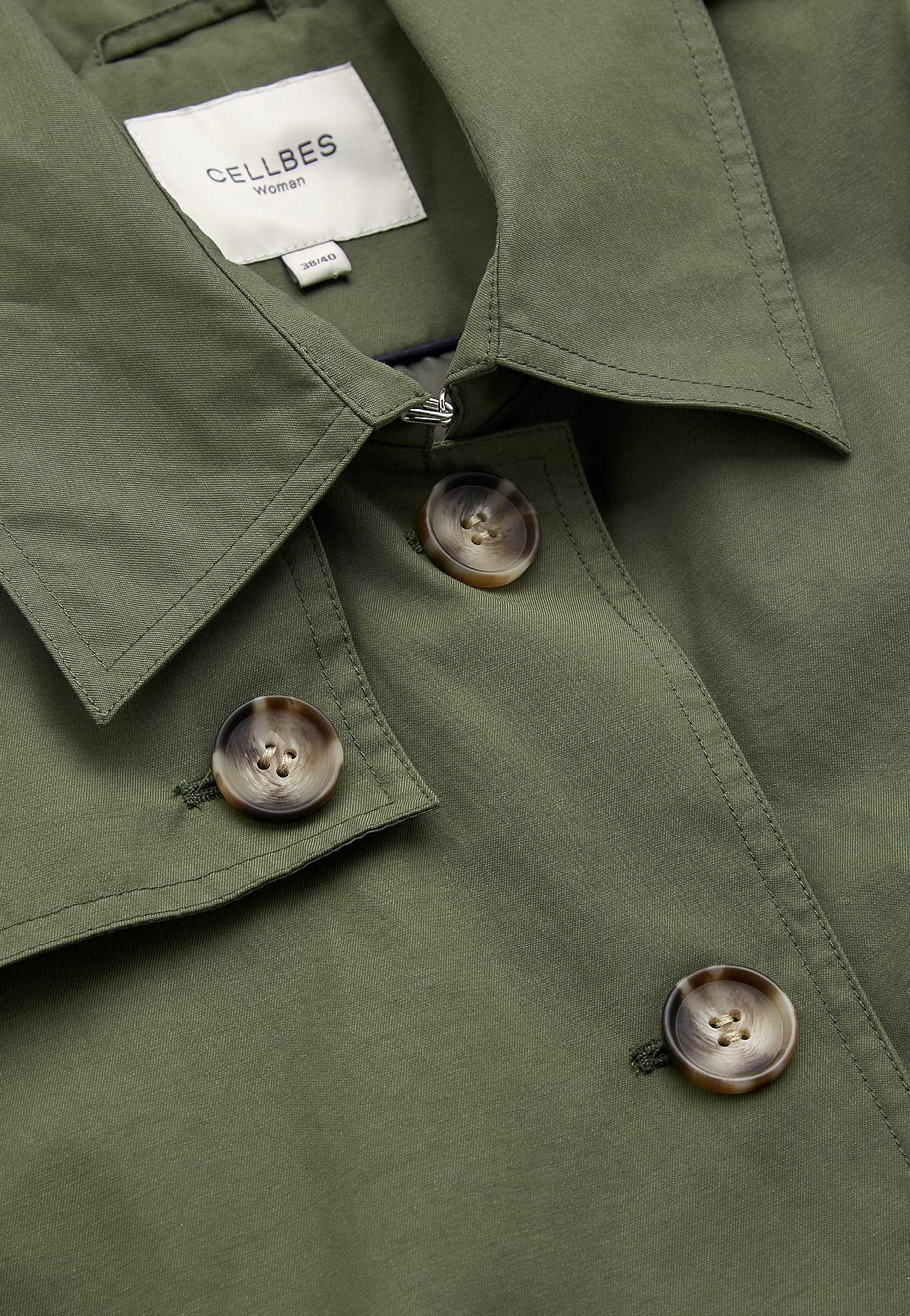 Enkelrij trenchcoat