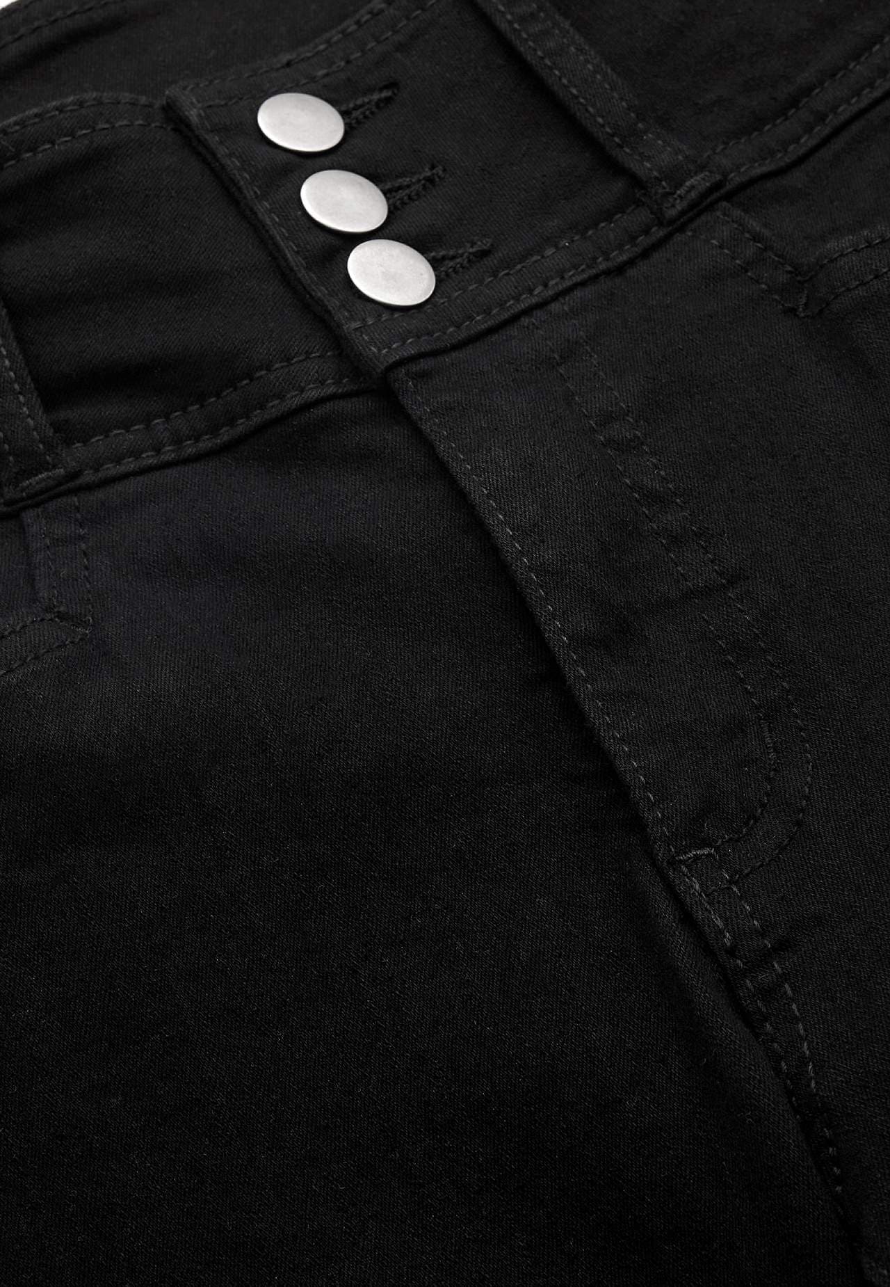 Smalle spijkerbroek met hoge taille - drie lengtes