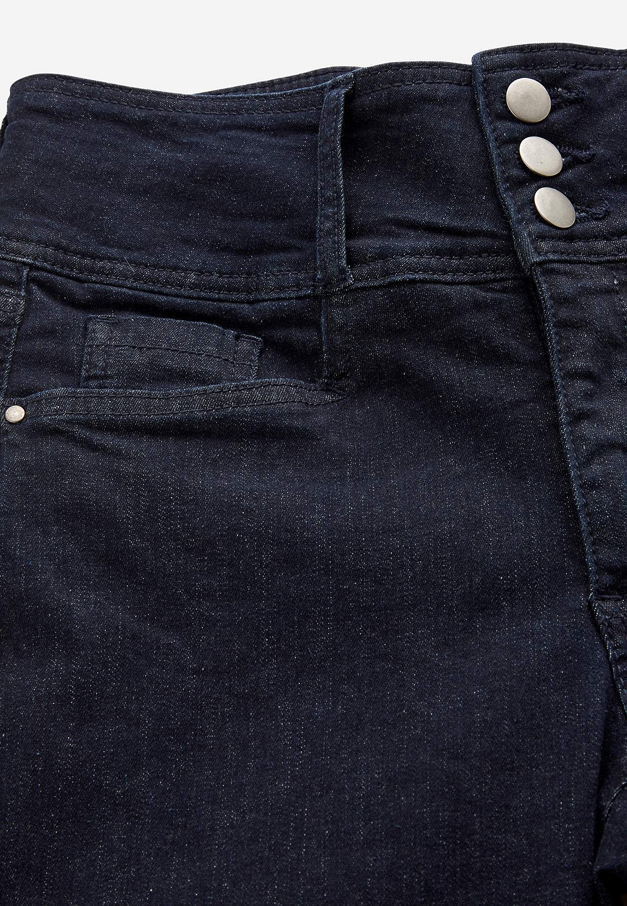 Smalle spijkerbroek met hoge taille - drie lengtes