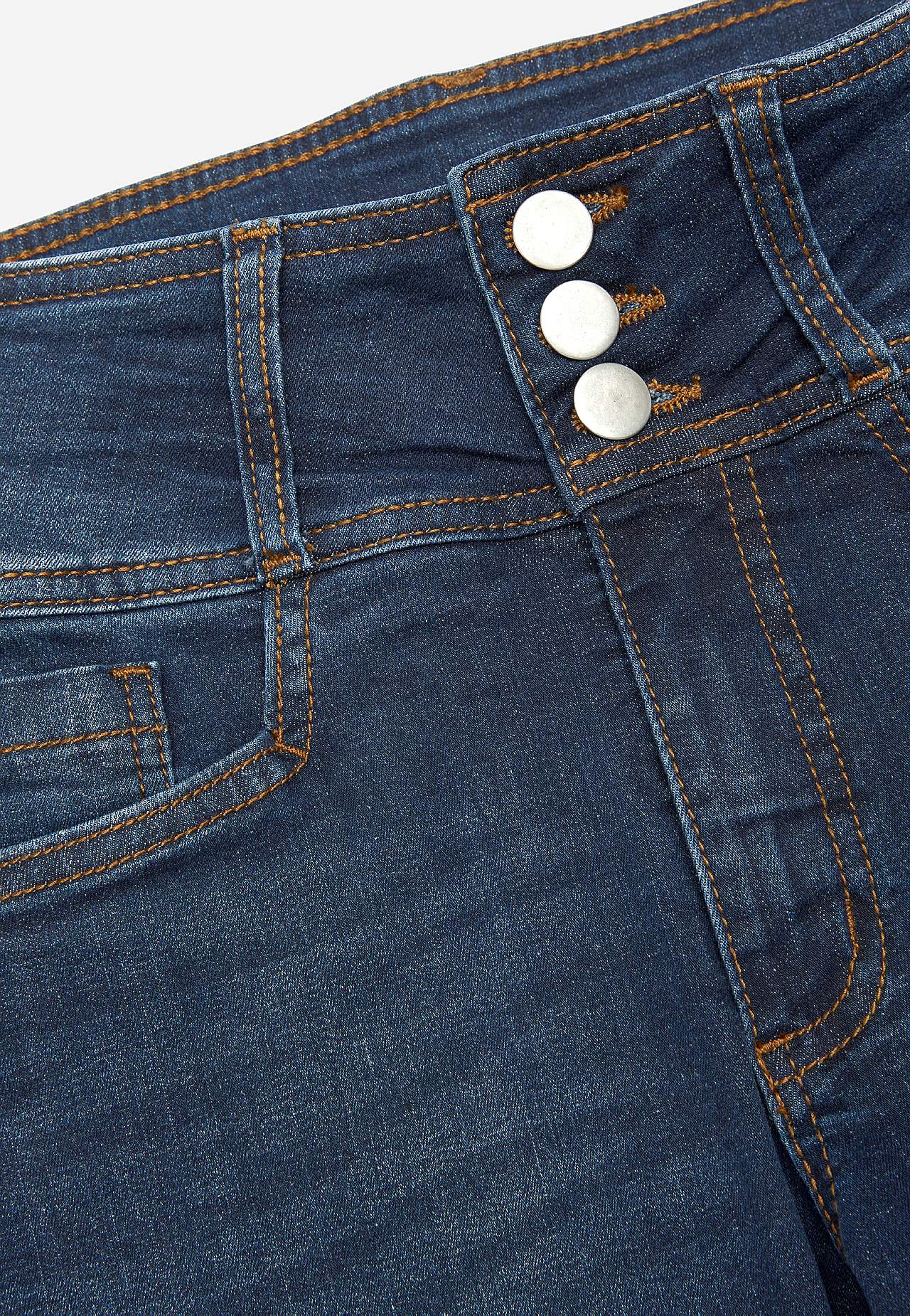 Bootcut jeans met hoge taille