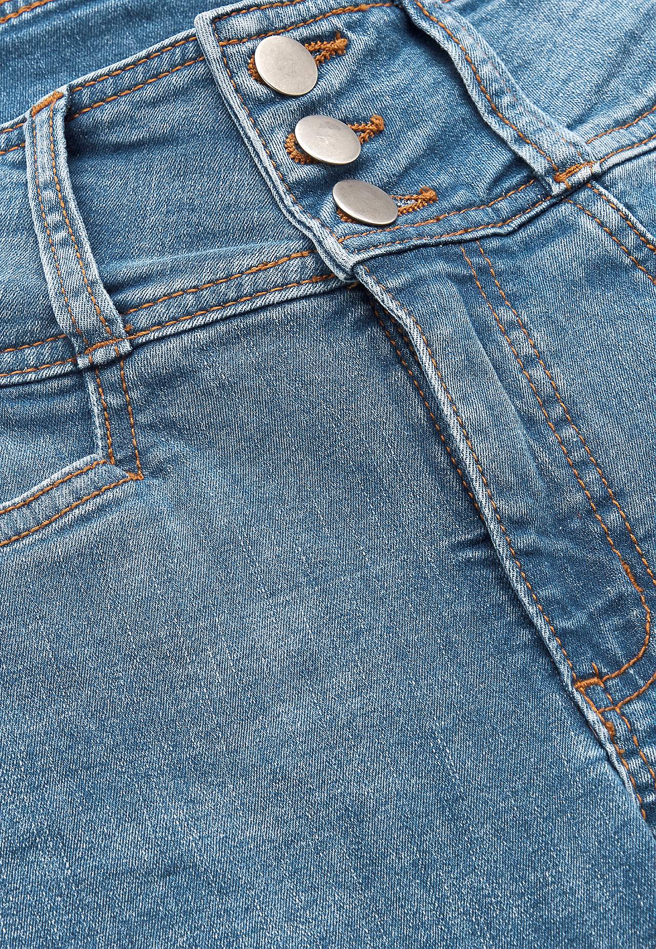 Bootcut jeans met hoge taille