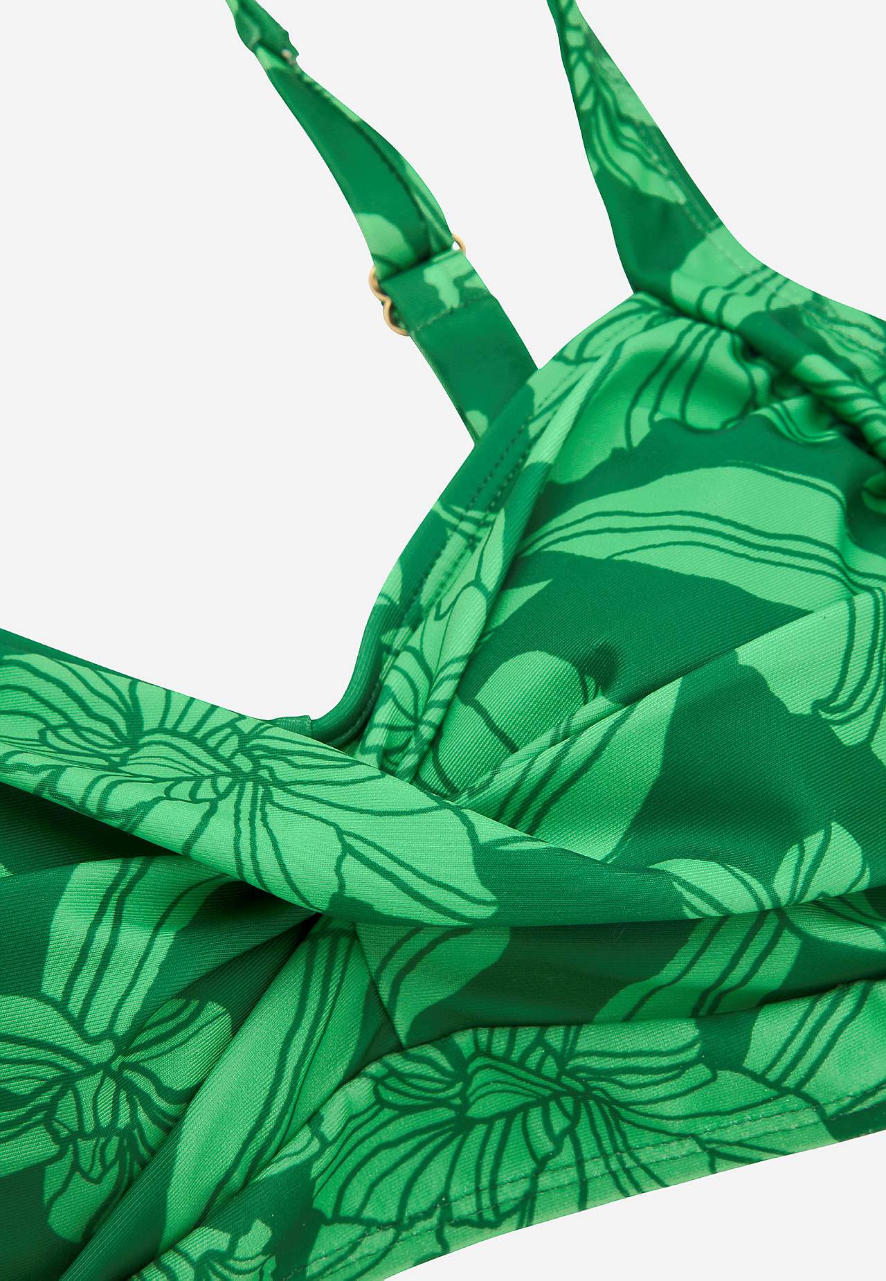 Beugelloze bikini beha met een bloemenpatroon Nerja