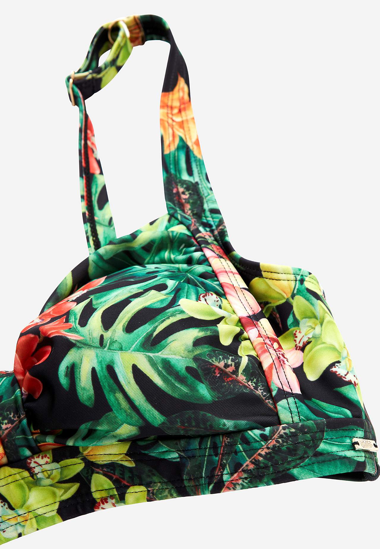 Bikini beha met tropisch patroon