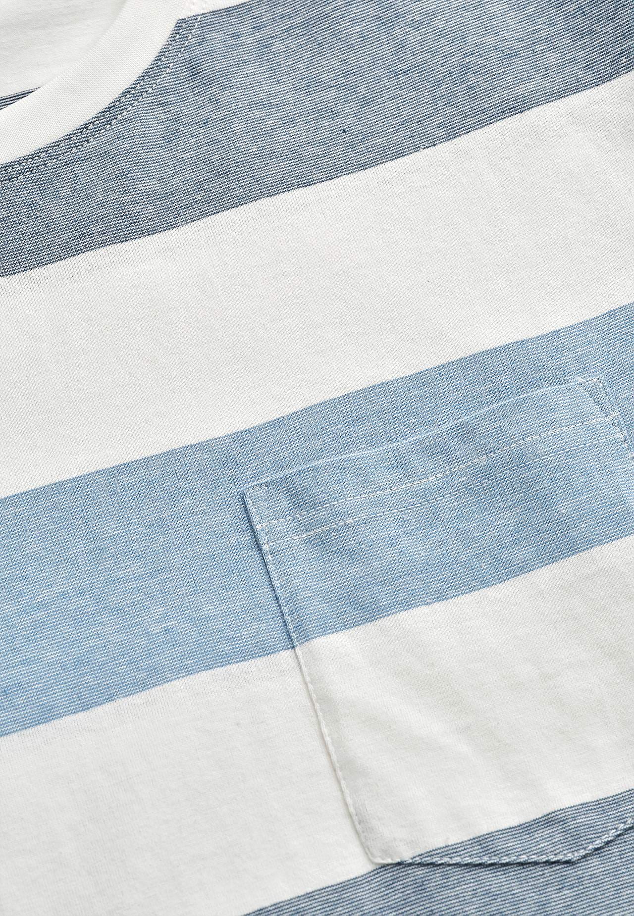 T-shirt met brede strepen Johannes