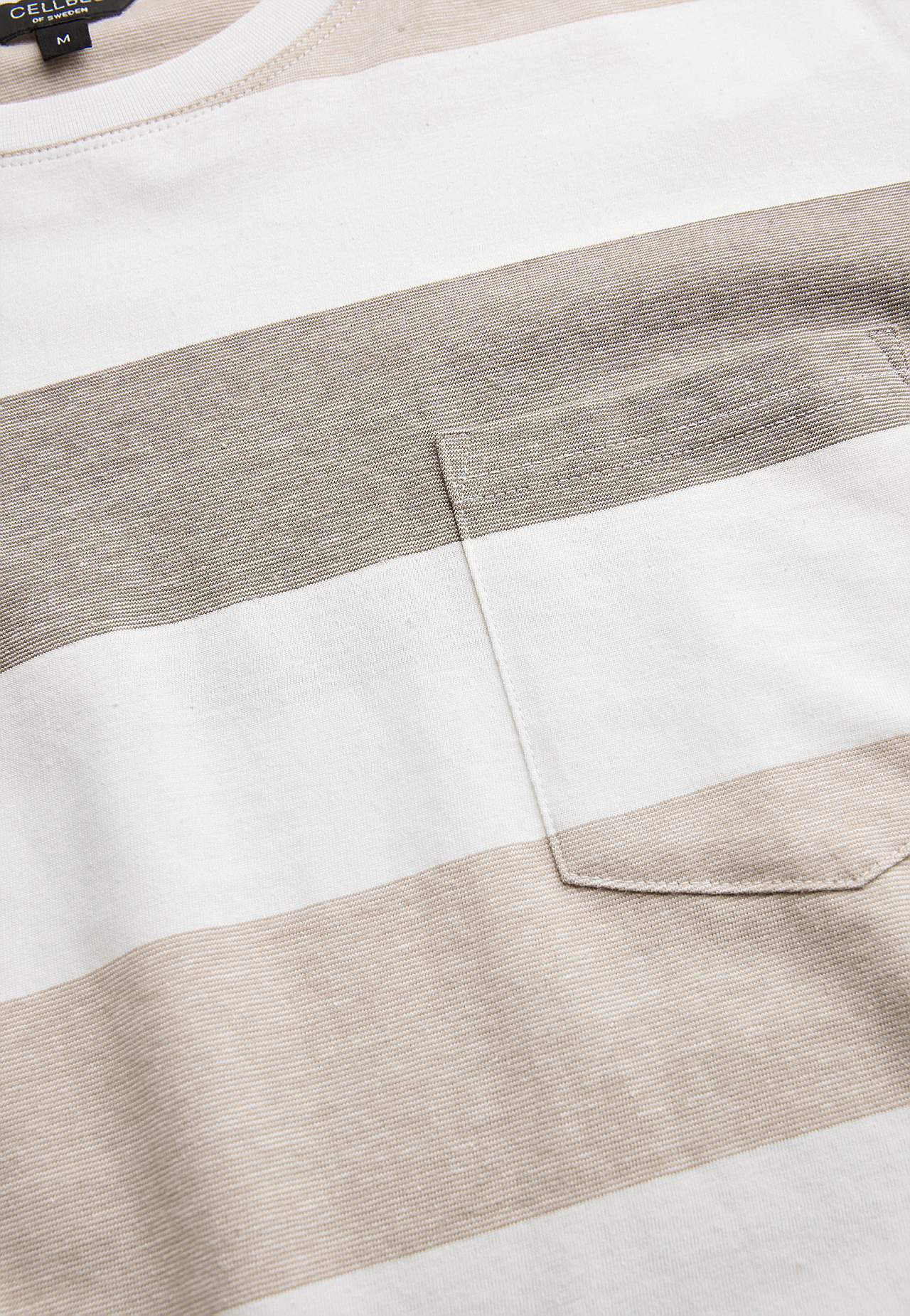 T-shirt met brede strepen Johannes