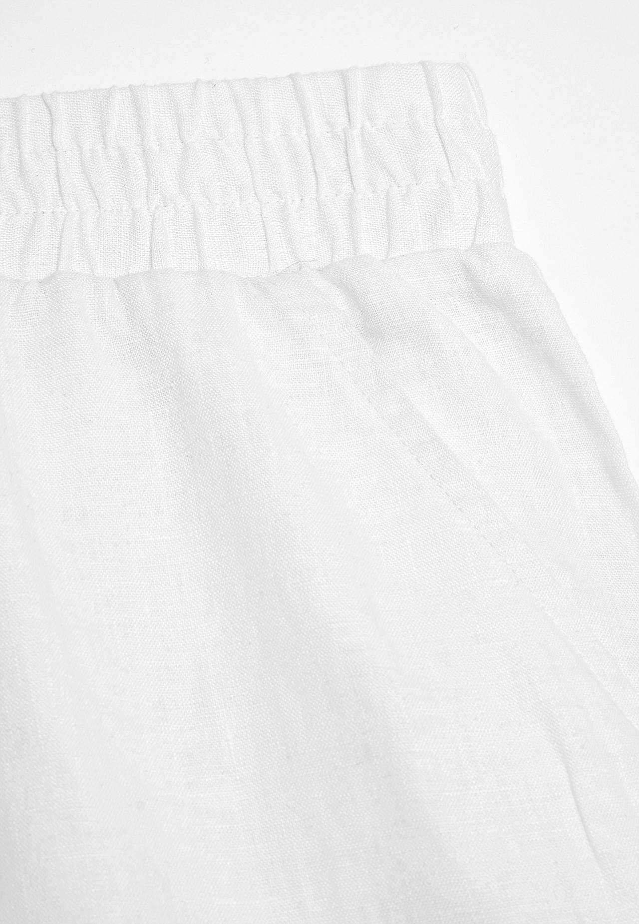 Linnen Premium broek met wijde benen