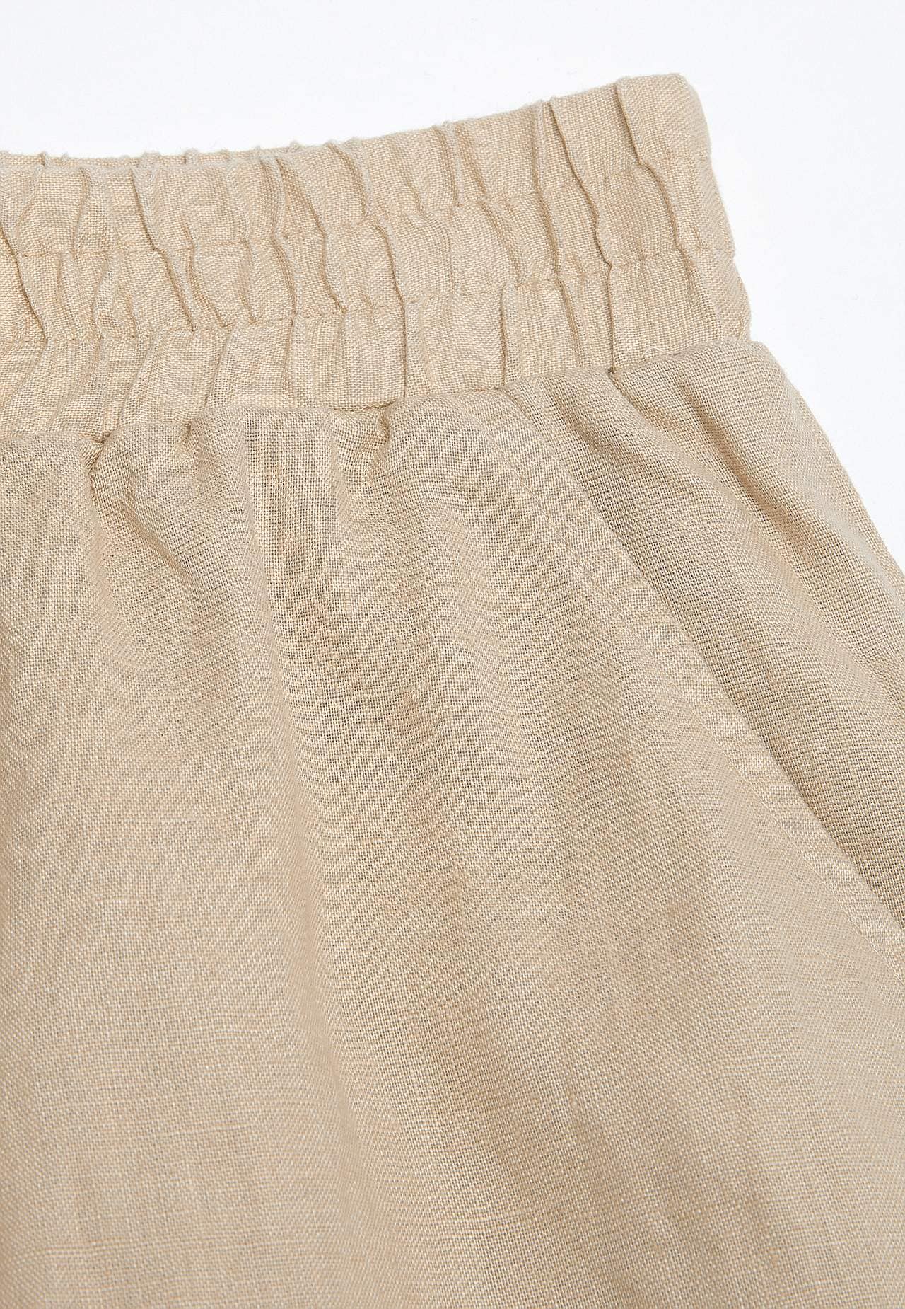 Linnen Premium broek met wijde benen