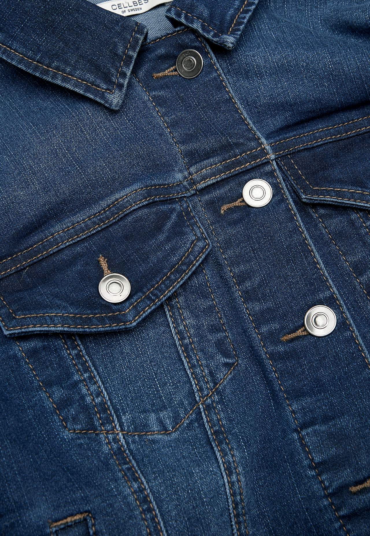 Denim jas met rek
