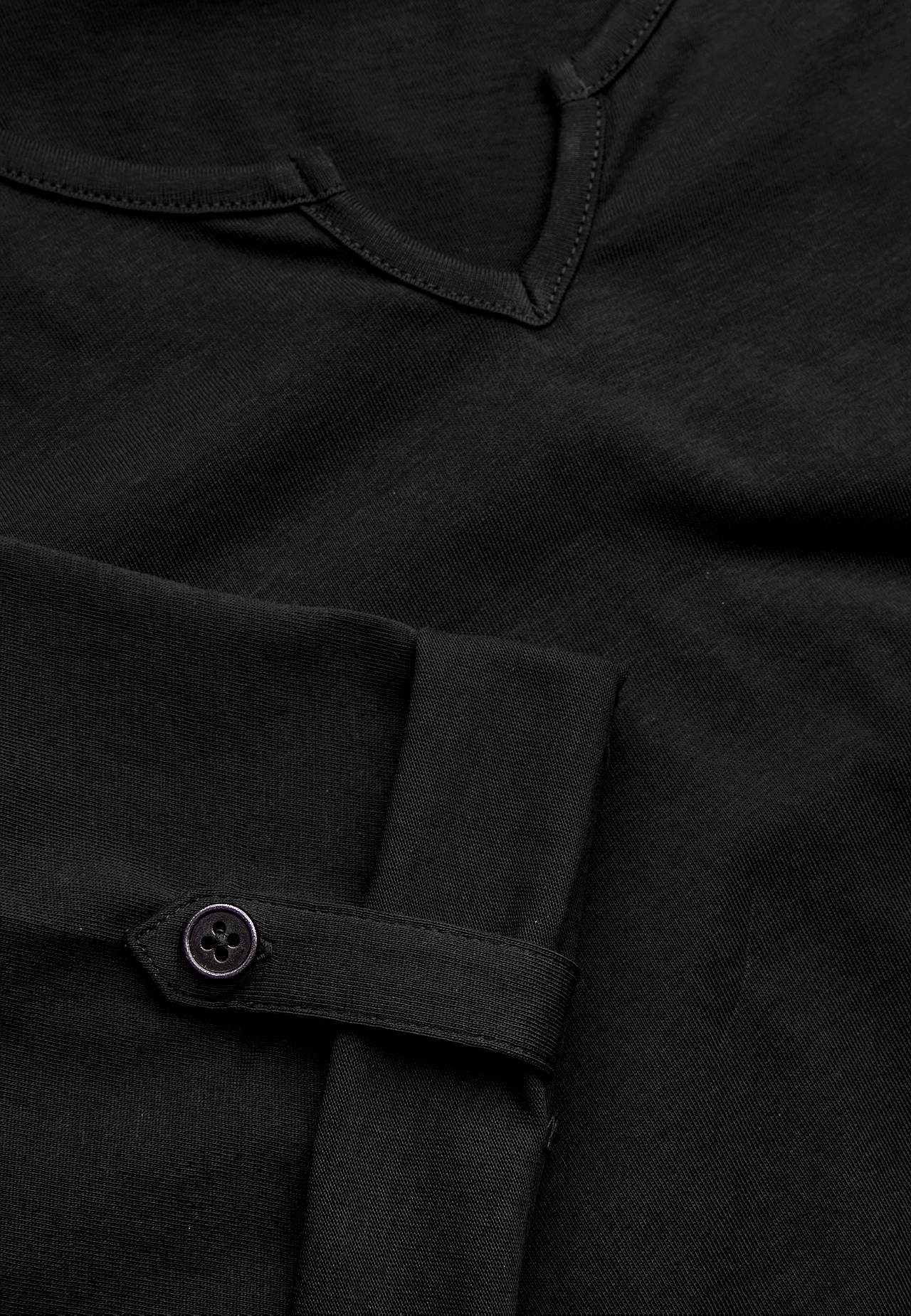 Jersey-topje met 3/4 lengte mouwen