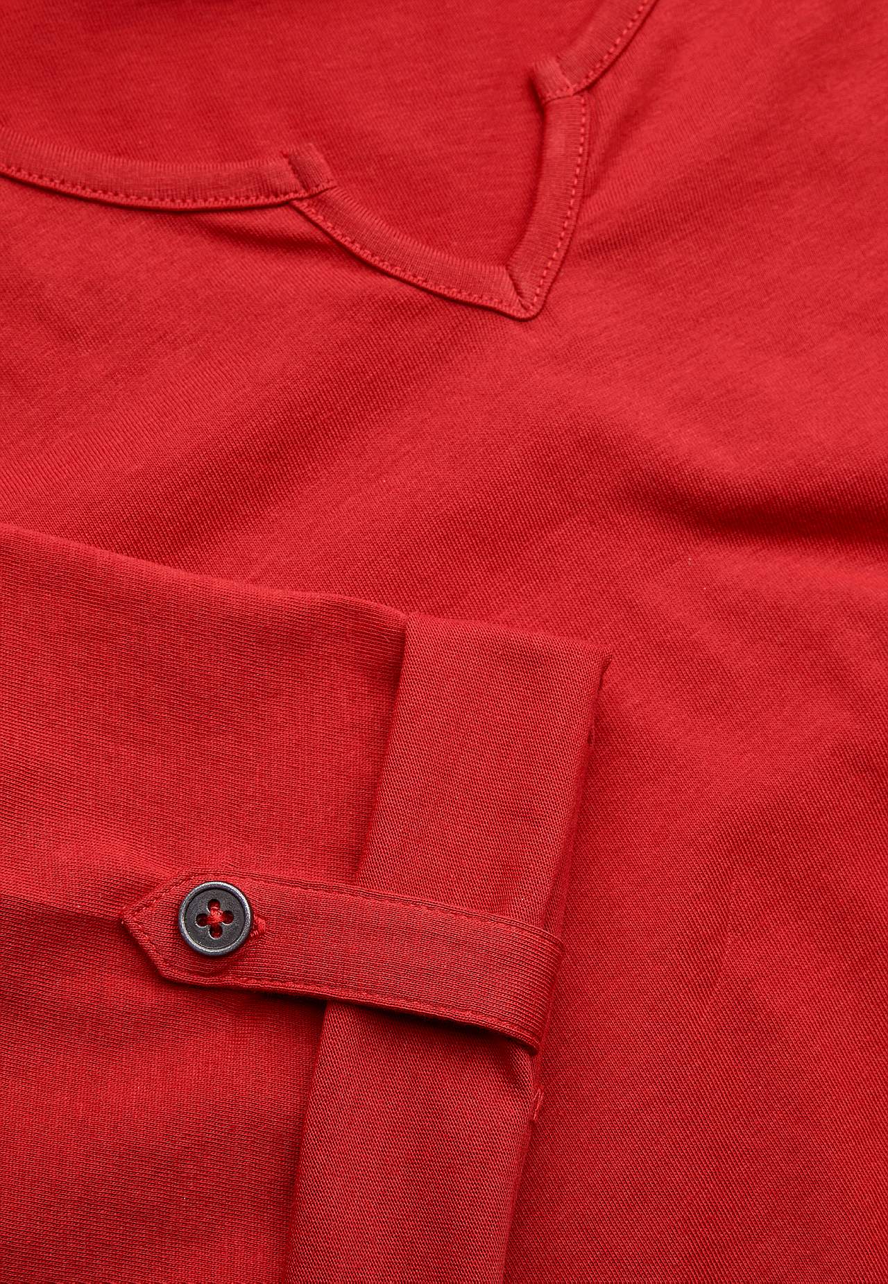 Jersey-topje met 3/4 lengte mouwen