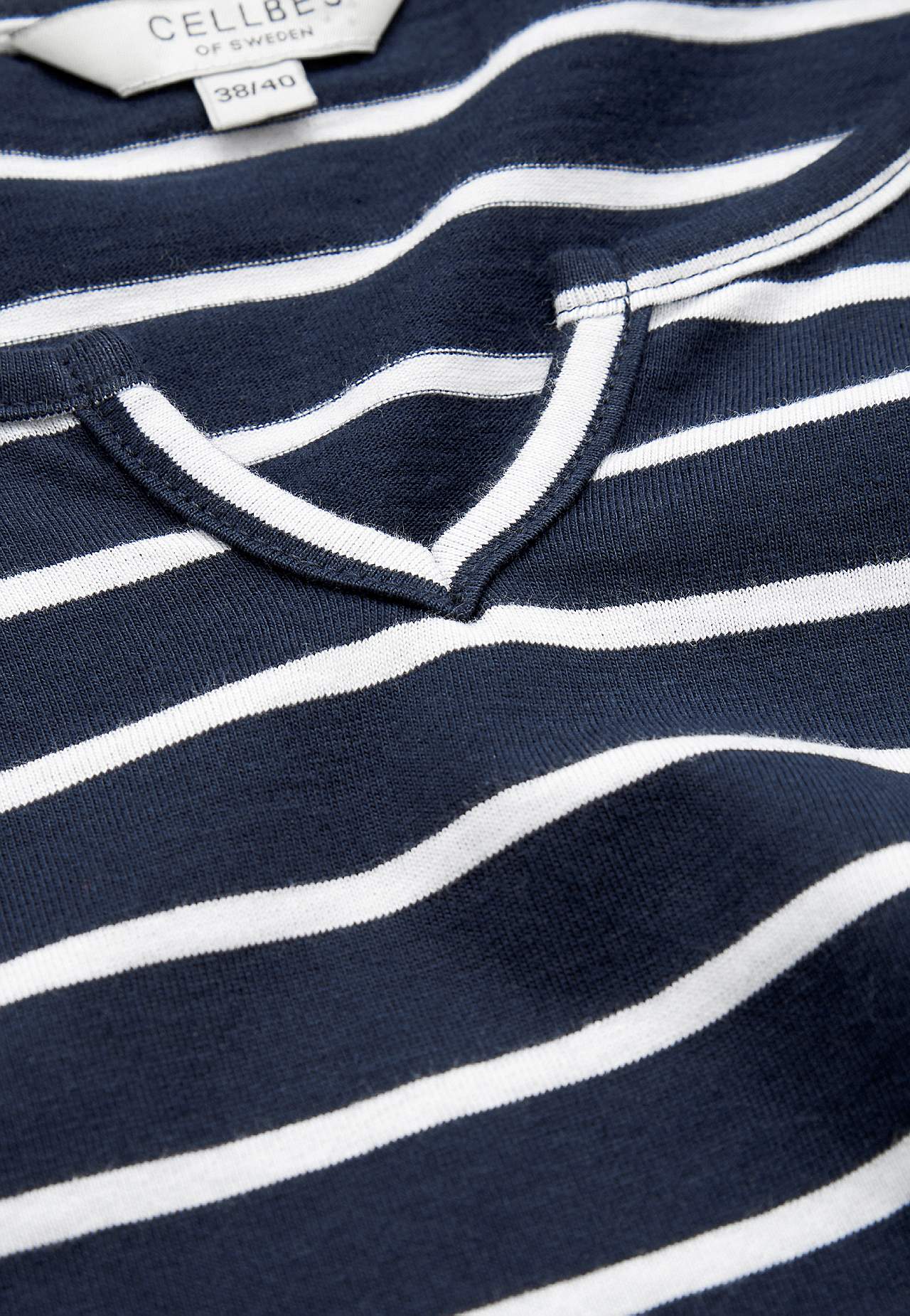 Jersey-topje met 3/4 lengte mouwen