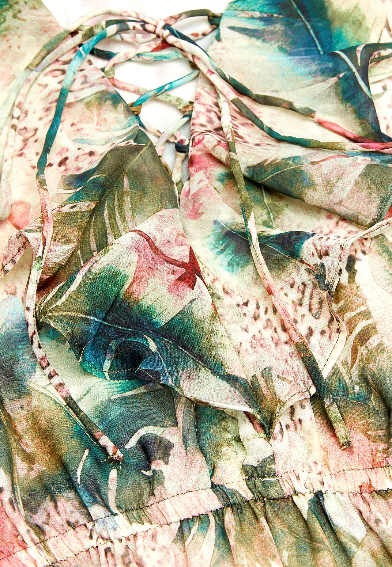 Chiffon-jurk met patroon Thessaloniki