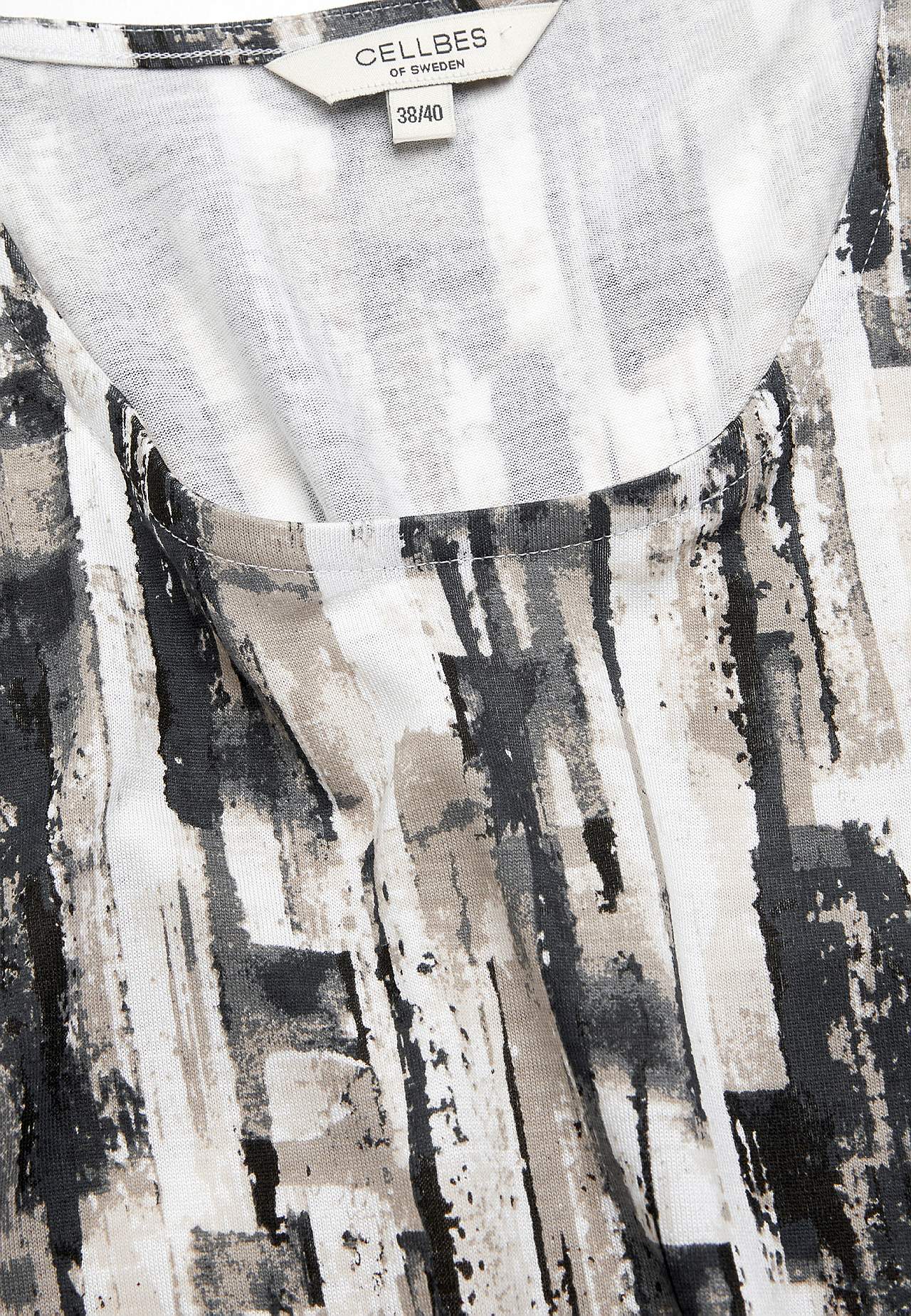 Asymmetrische jersey tuniek