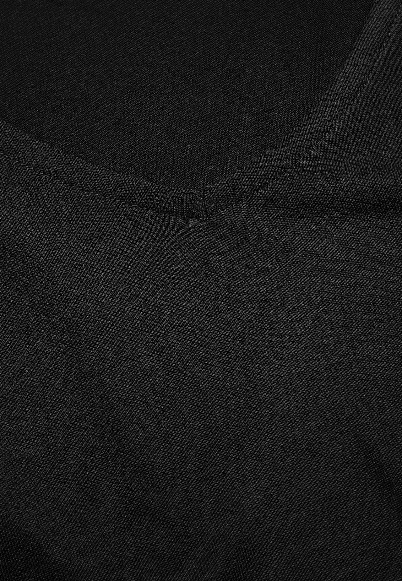 Jersey-topje met smokwerk