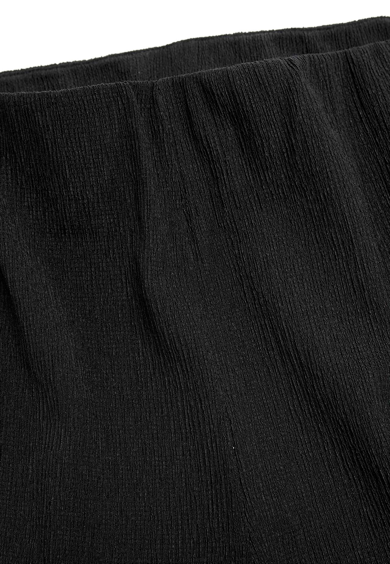 Jersey broek met structureel motief