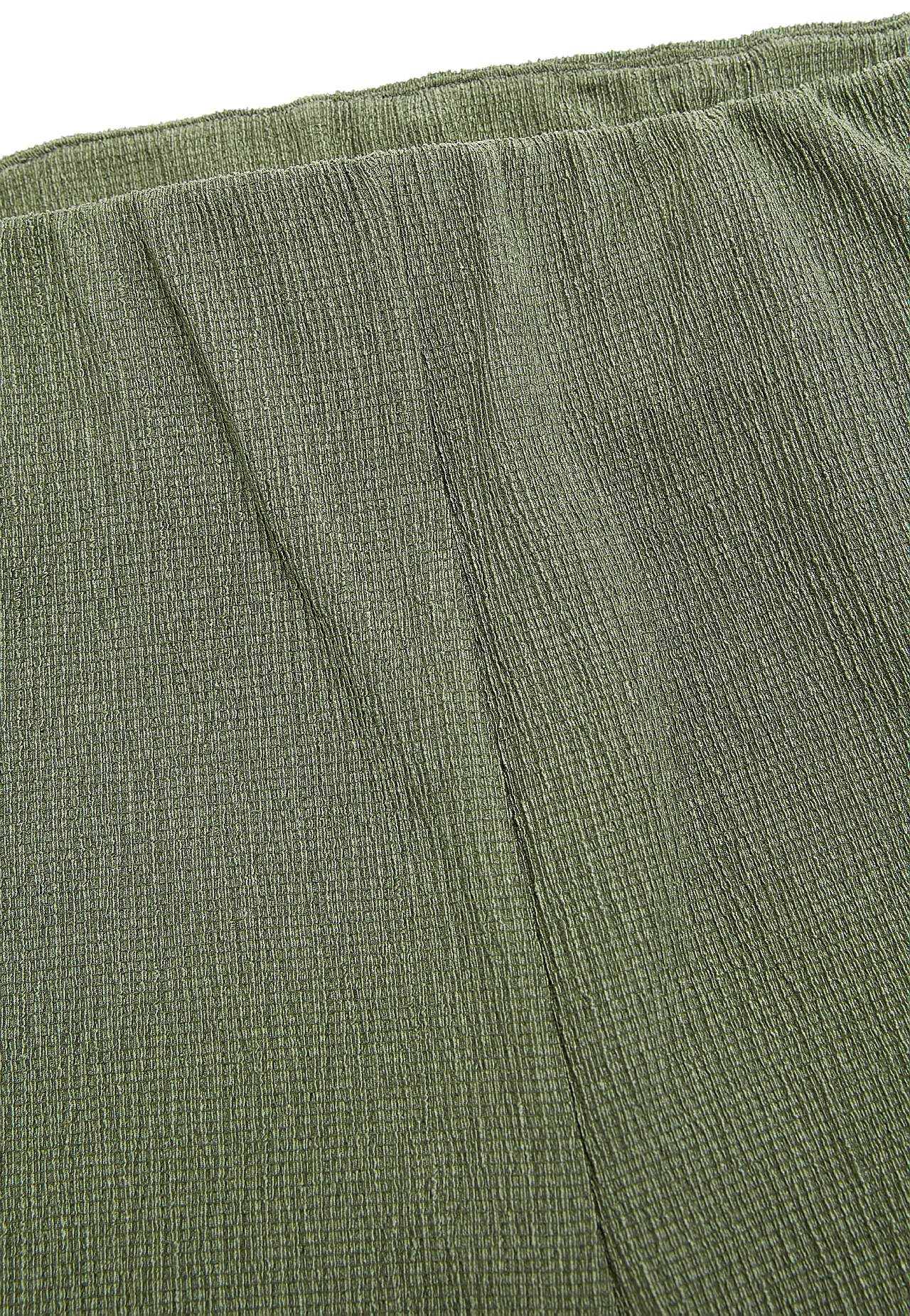 Jersey broek met structureel motief