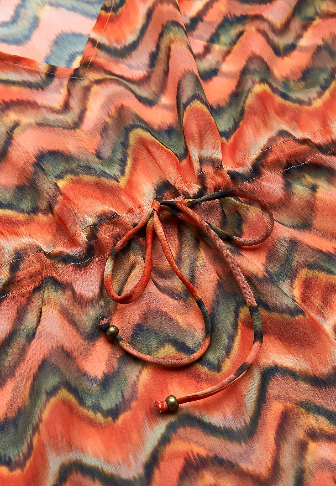 Met patroon strandkaftan