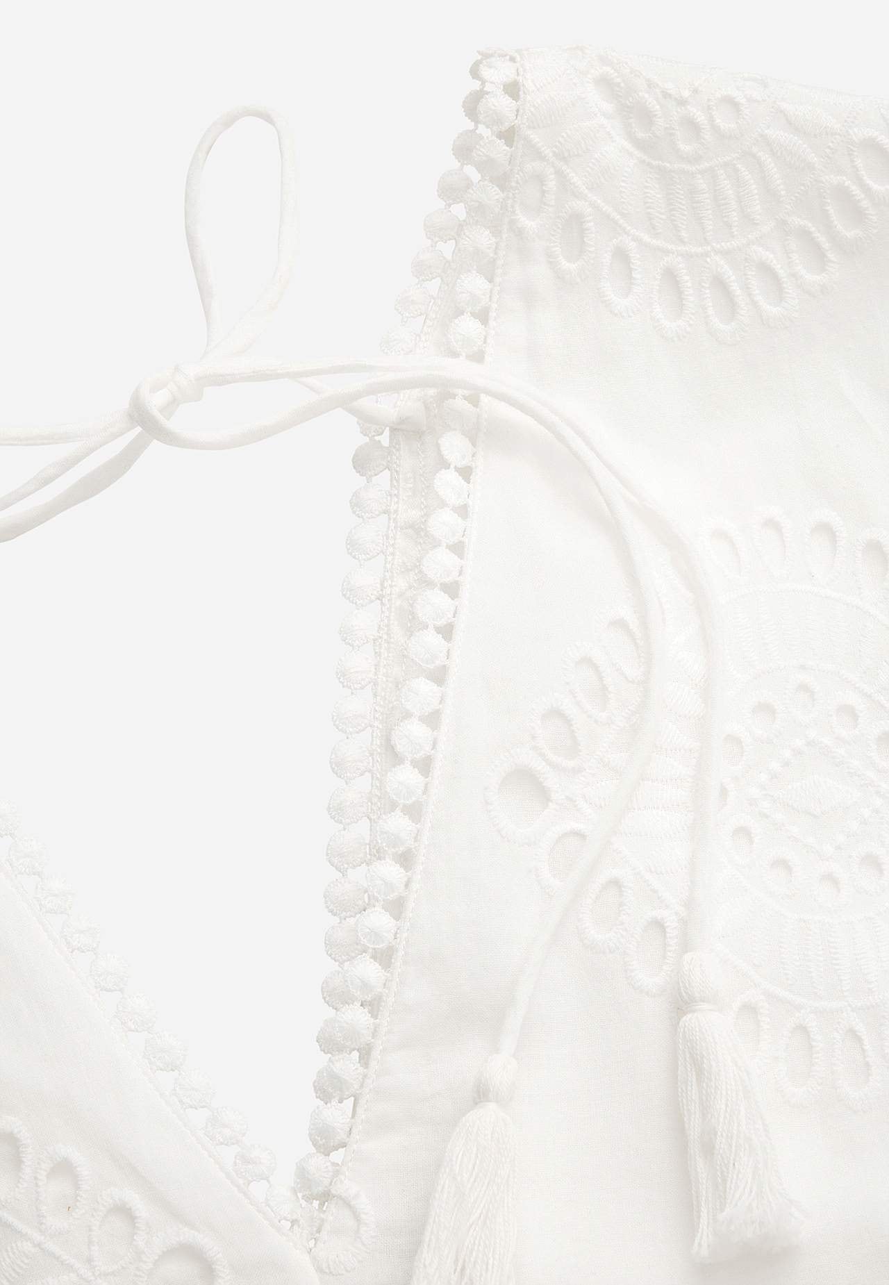 Broderie anglaise jurktuniek