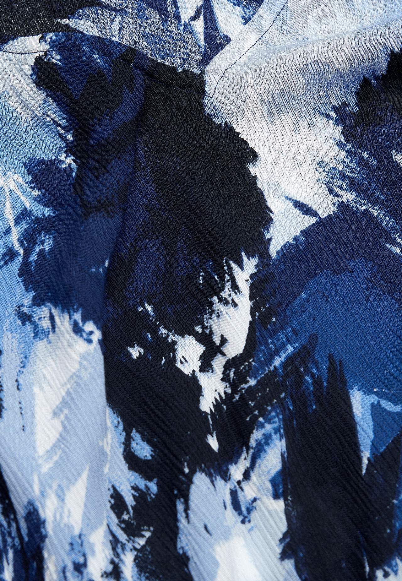 Tuniek van viscose-crêpe