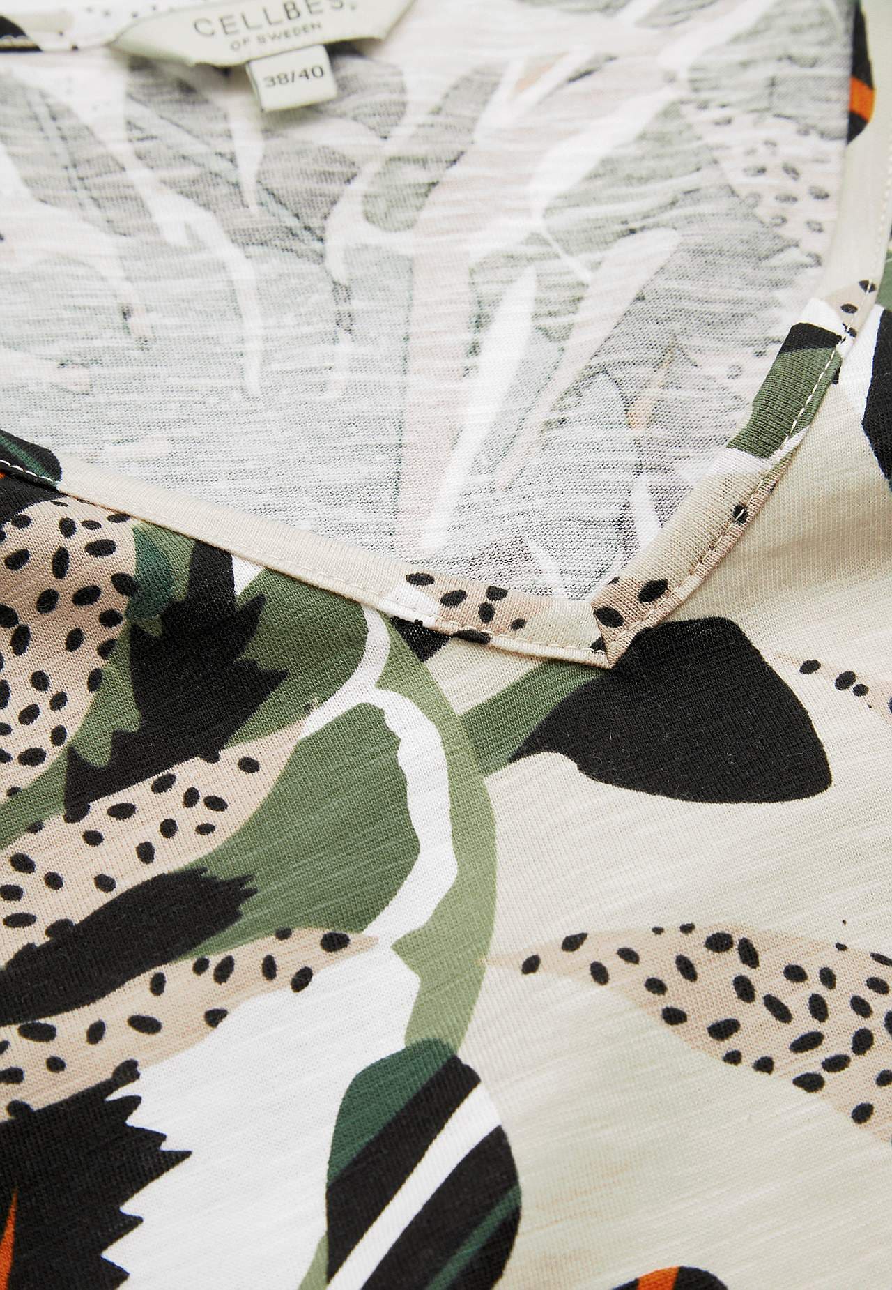Jersey tuniek met ruche