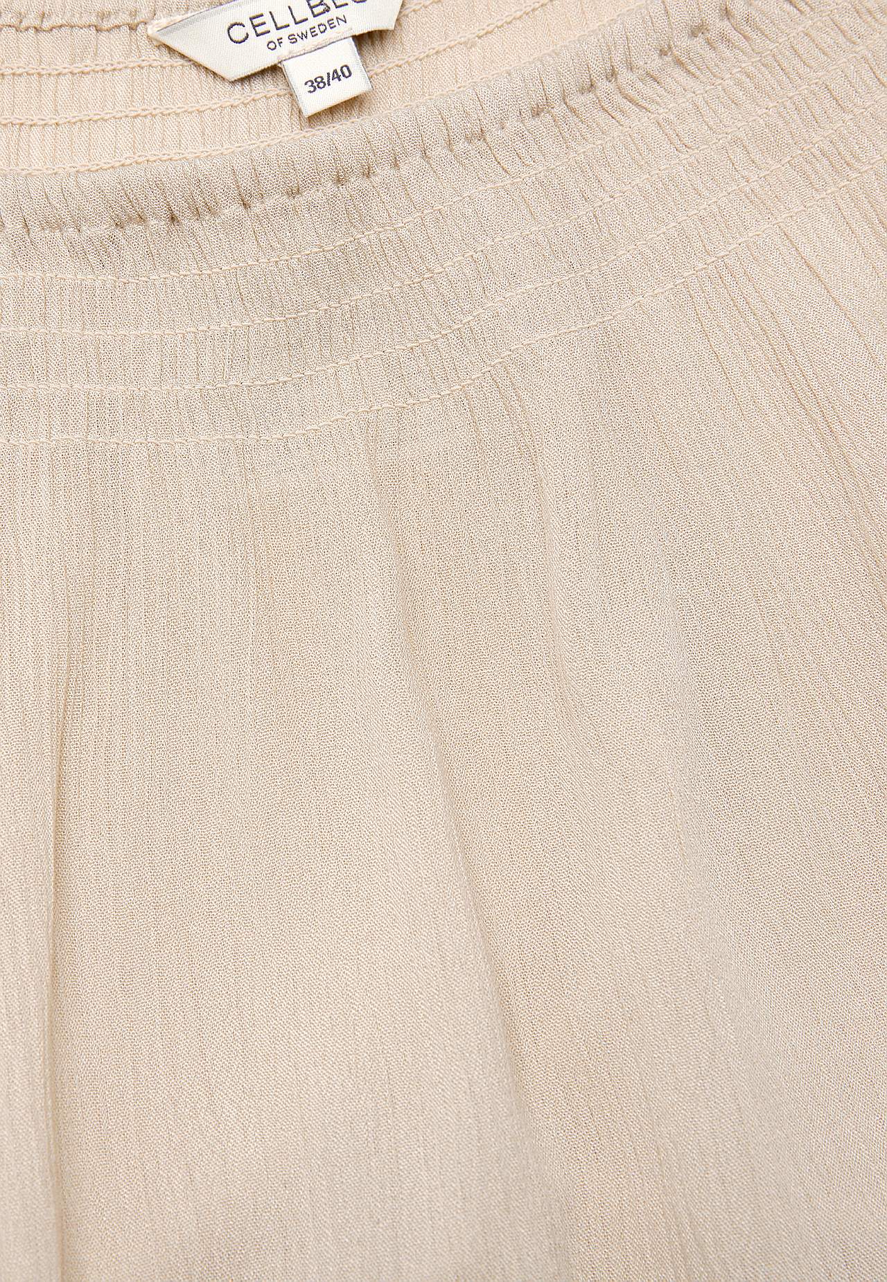 Tuniek van viscose-crêpe